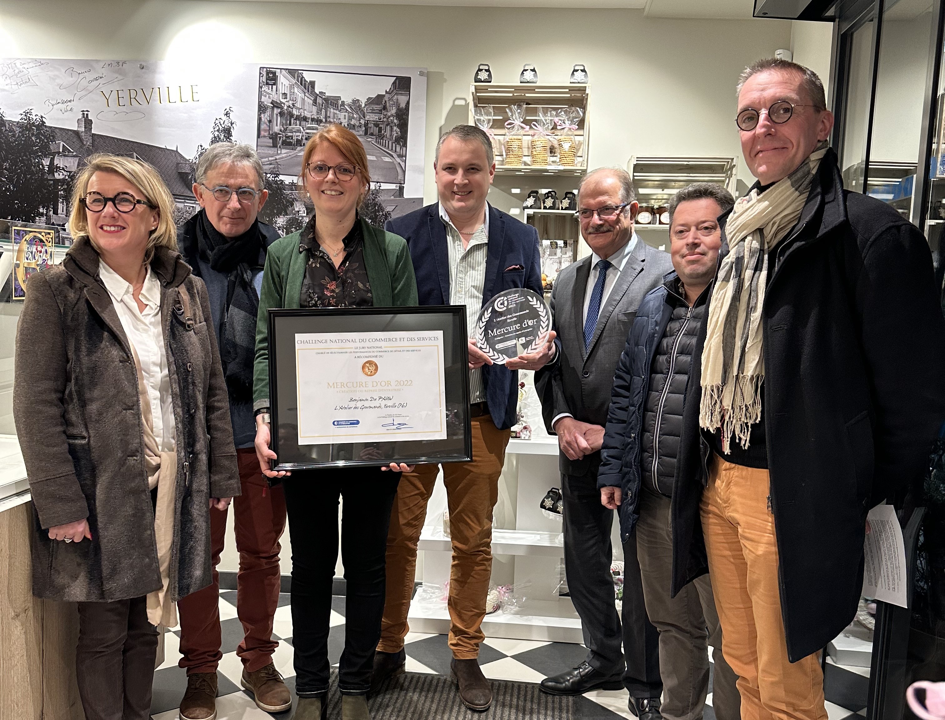 Yerville : L’Atelier des Gourmands reçoit un Mercure d’or