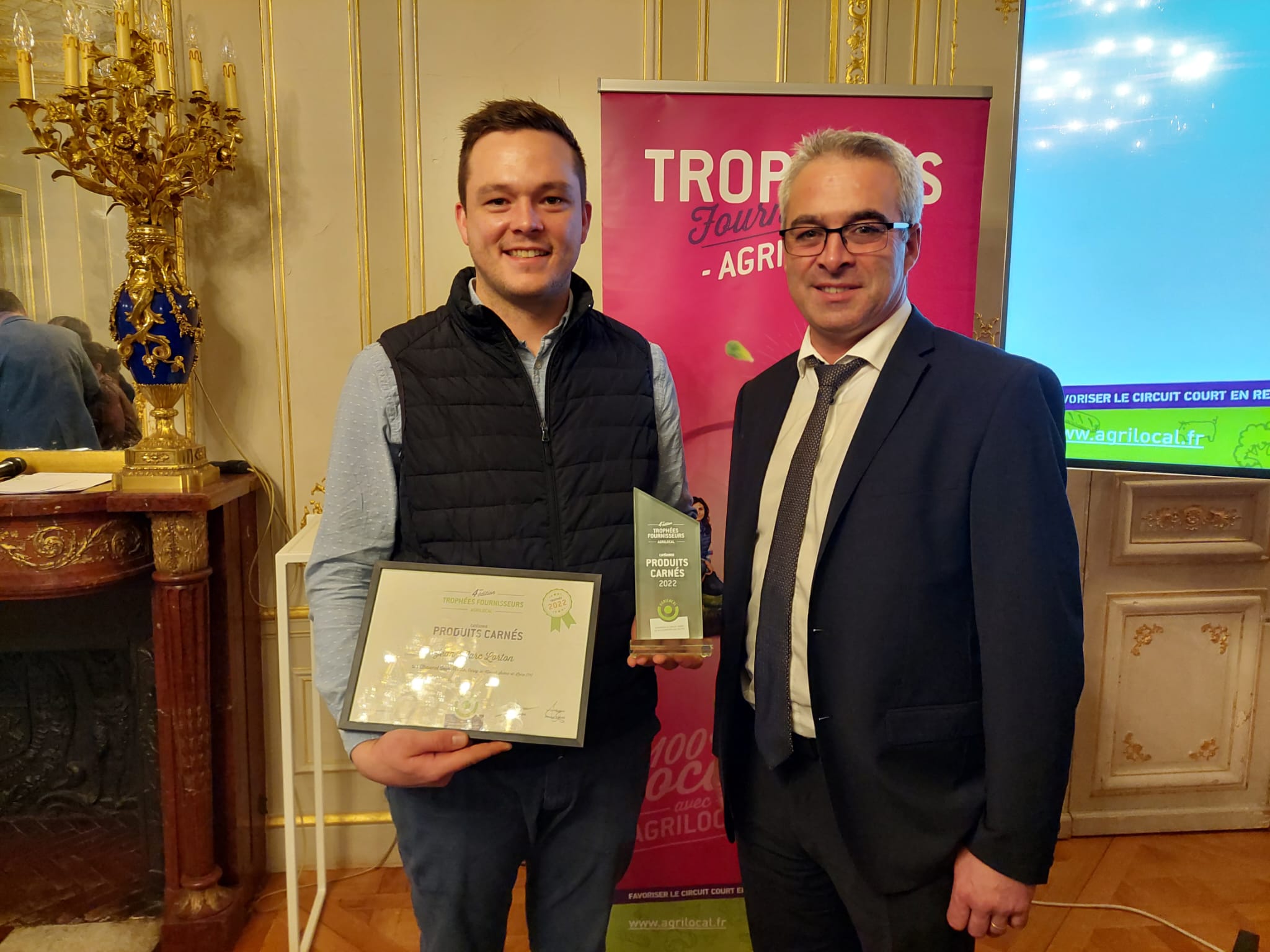 La société Thévenet, lauréate du trophée national Agrilocal