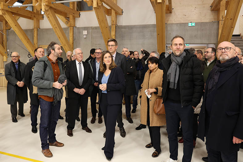 Le gymnase du lycée Jean Lamour inauguré