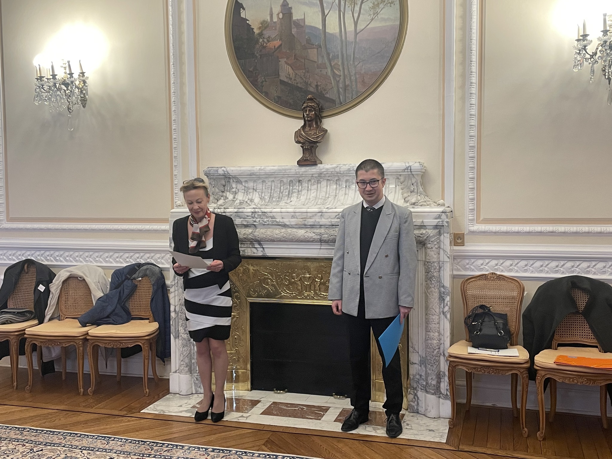 Fernand Guillemim, médaillé Chevalier des Arts et lettres