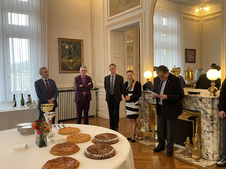 Pascale Trimbach a reçu Denis Pultier, président de la Fédération des Boulangers de la Meuse