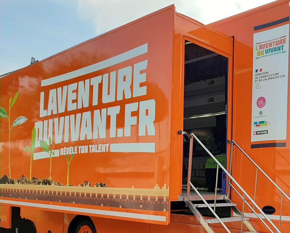 Le camion de l’aventure du vivant à Maxéville