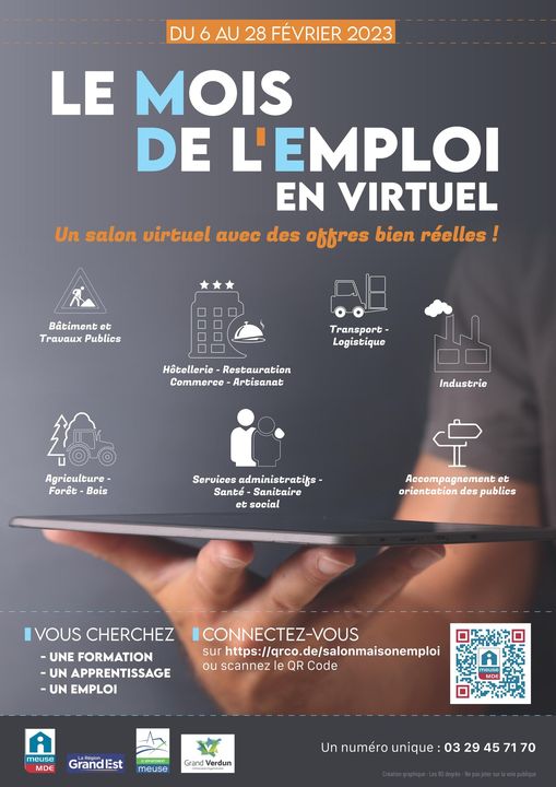 Le Mois de l’Emploi en Virtuel se tiendra jusqu’au 28 février