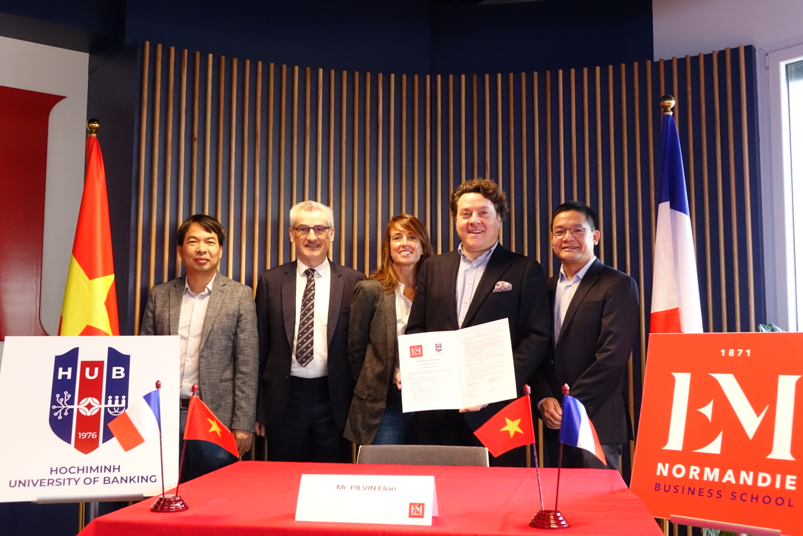 L’EM Normandie signe un protocole d’entente avec HUB University