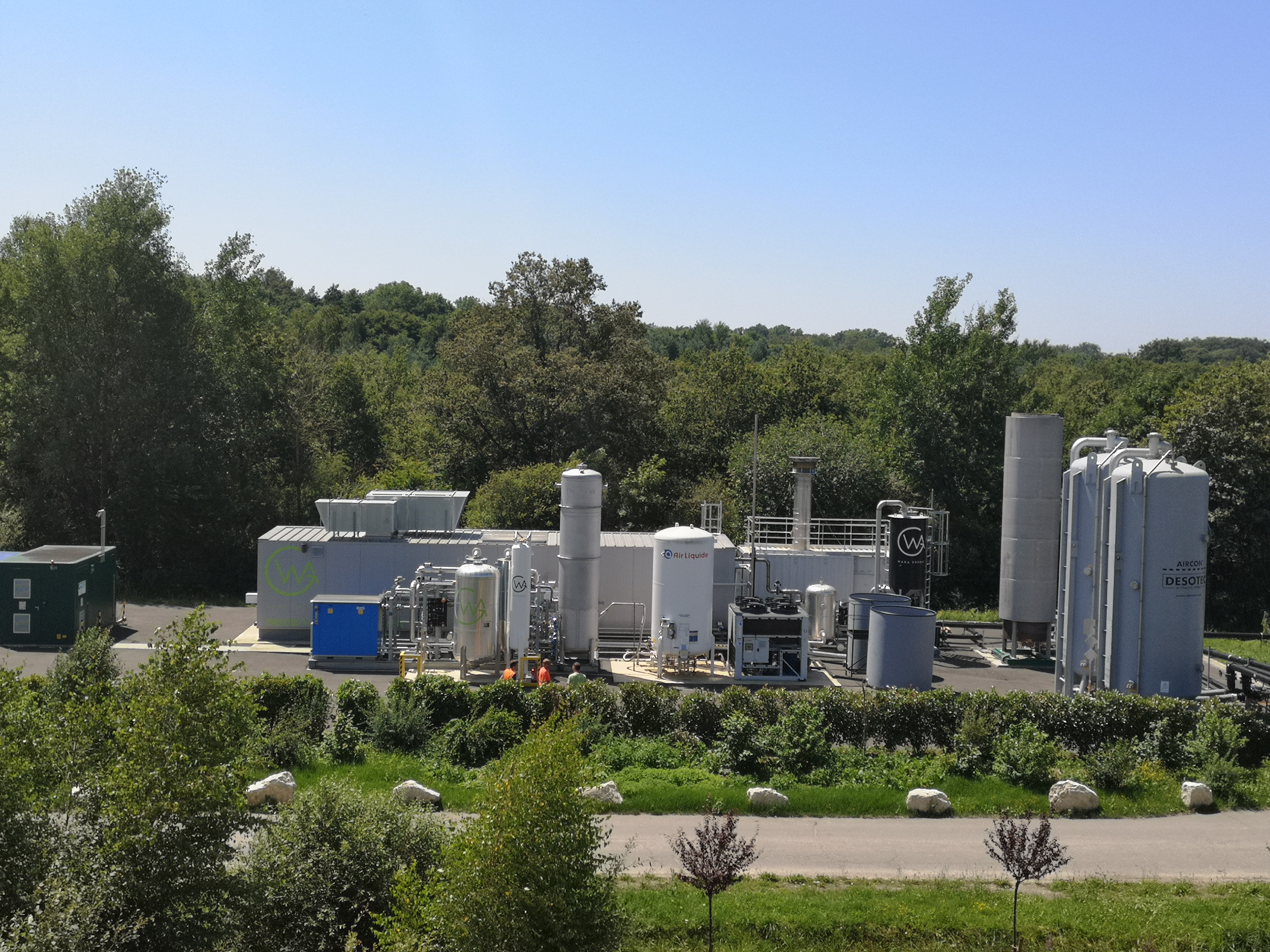Une unité de production de biométhane nouvelle génération 