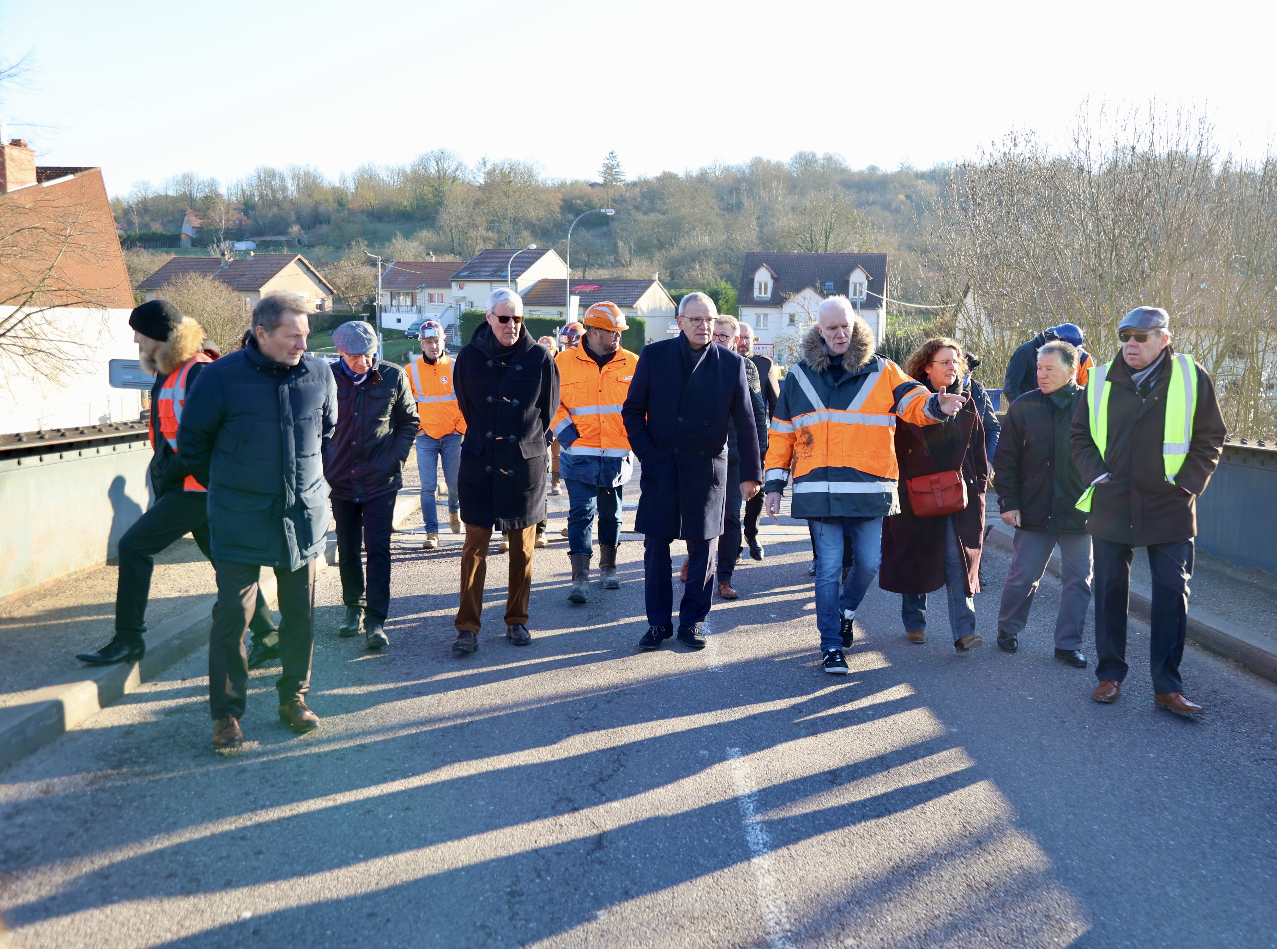 Patrick Weiten en visite au canton des Coteaux de Moselle