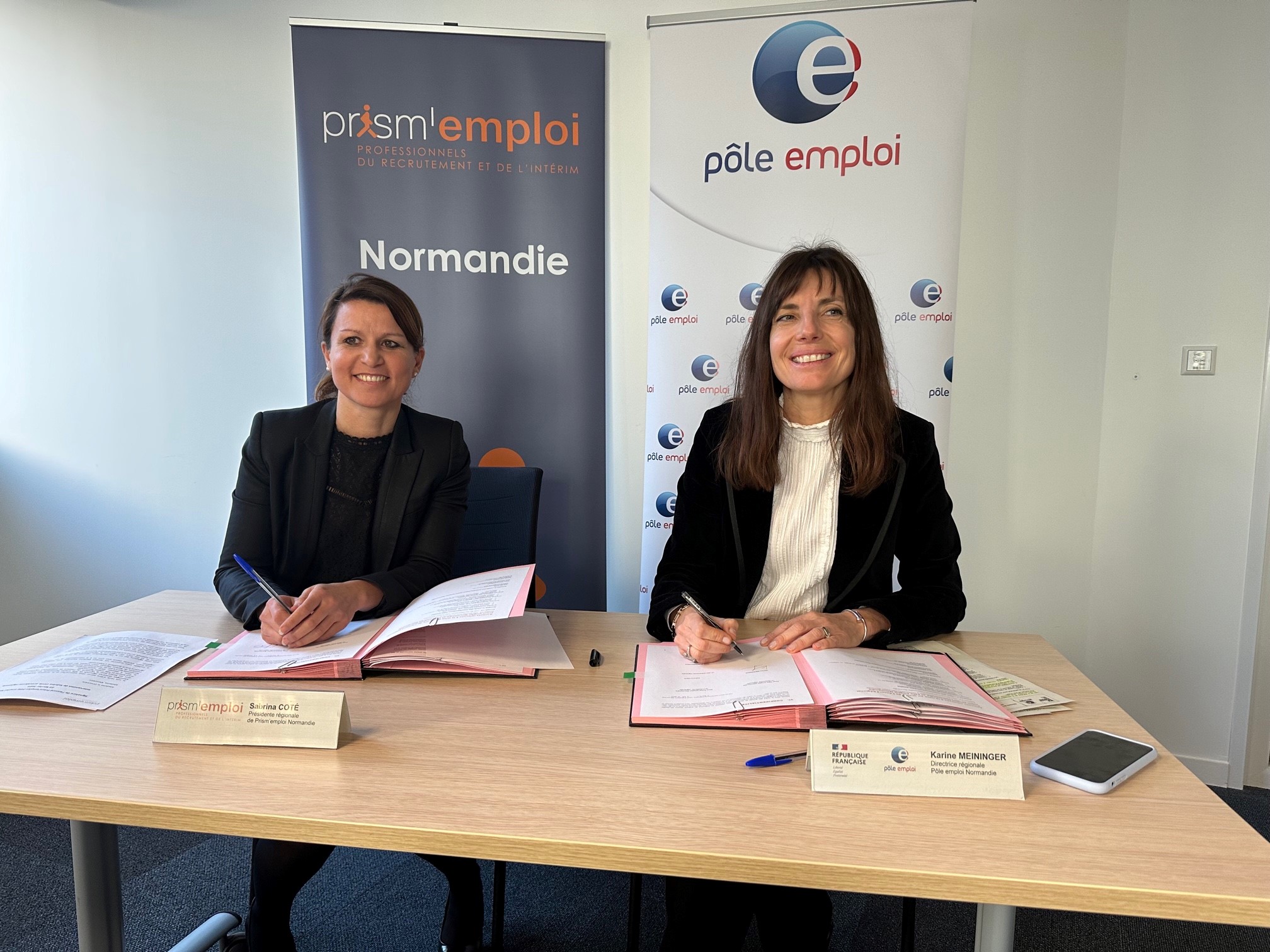 Pôle emploi et Prism’emploi Normandie se mobilisent pour améliorer le retour à l'emploi 