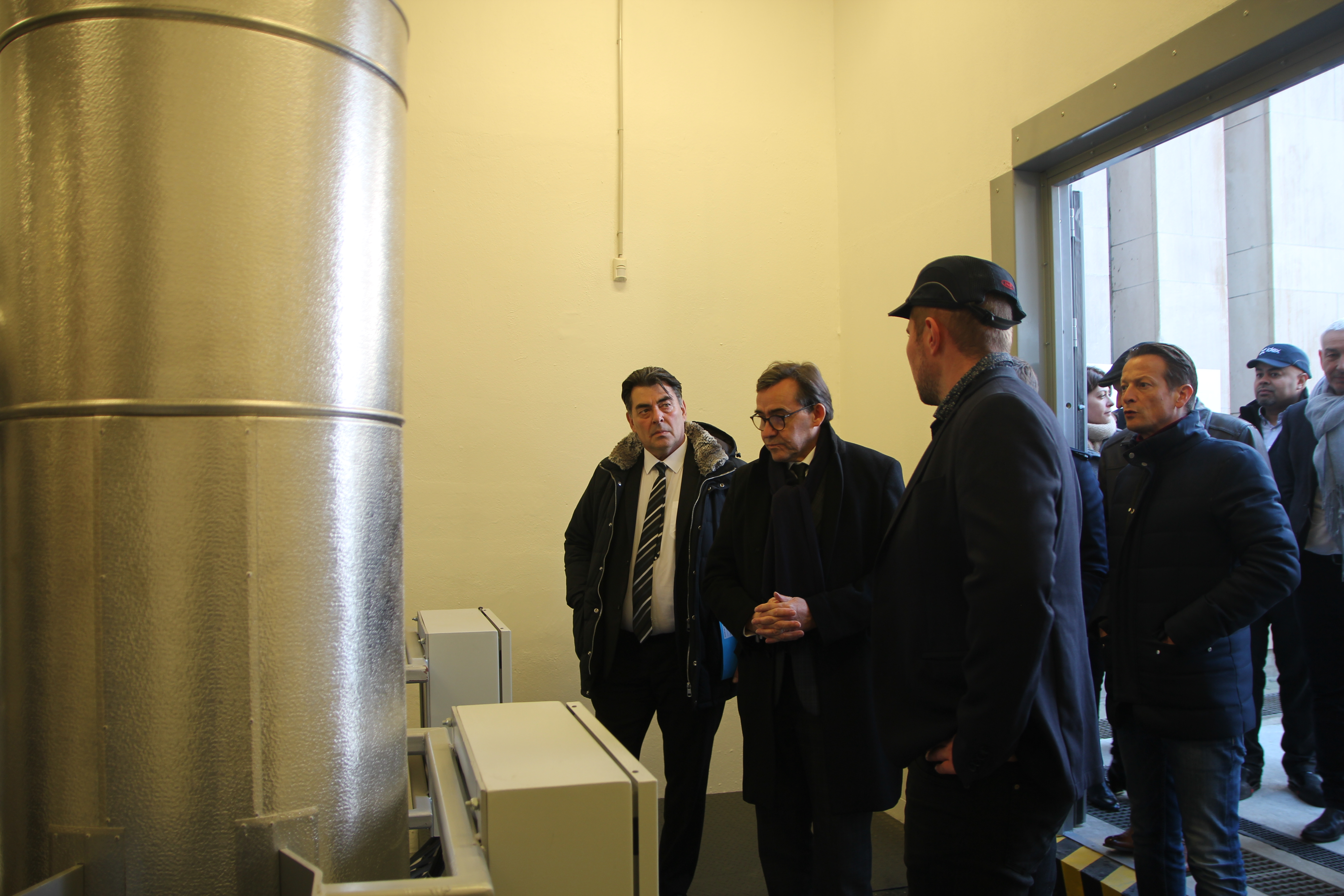 Rouen : une thermo-frigo-pompe prend place sous la Tour des Archives