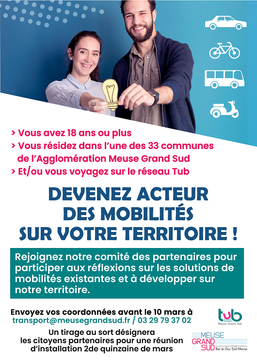 un appel à candidature pour la constitution d’un comité des partenaires est lancé