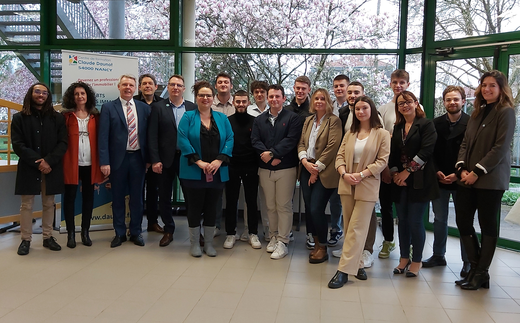 Boris Marchand, parrain du CFA Claude Daunot à Nancy