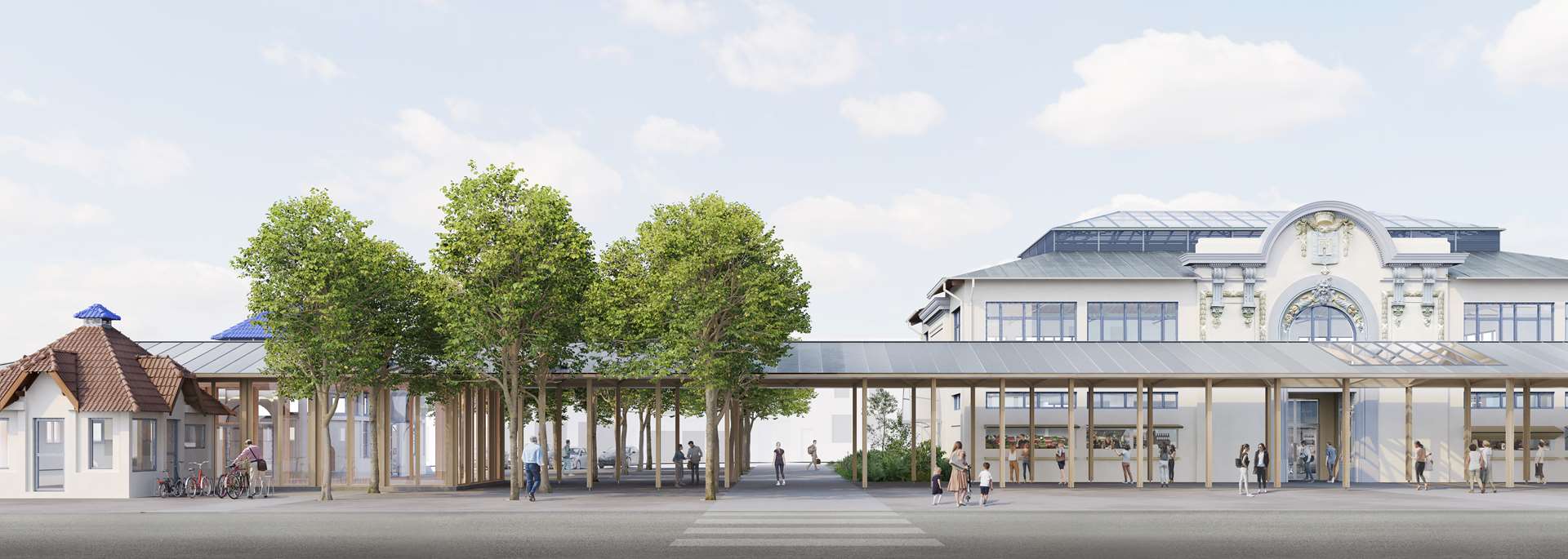 À Chauny, le marché couvert rénové et réhabilité pour la rentrée 2024