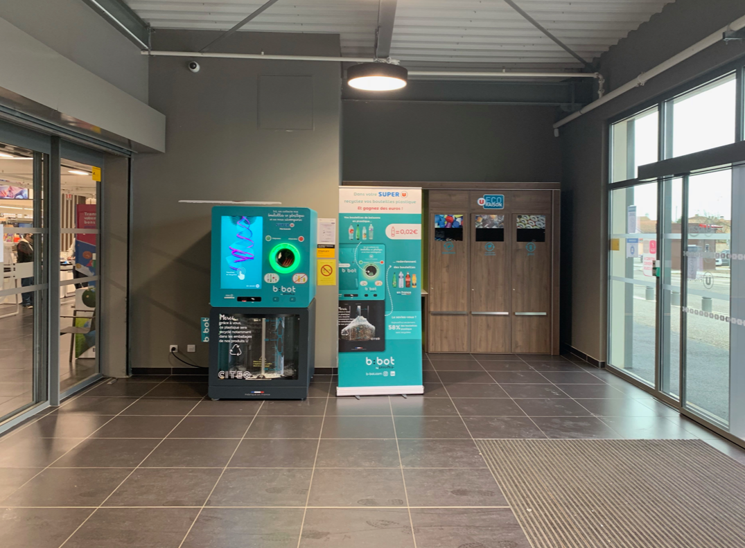 Une b:bot à l’Intermarché de Goincourt