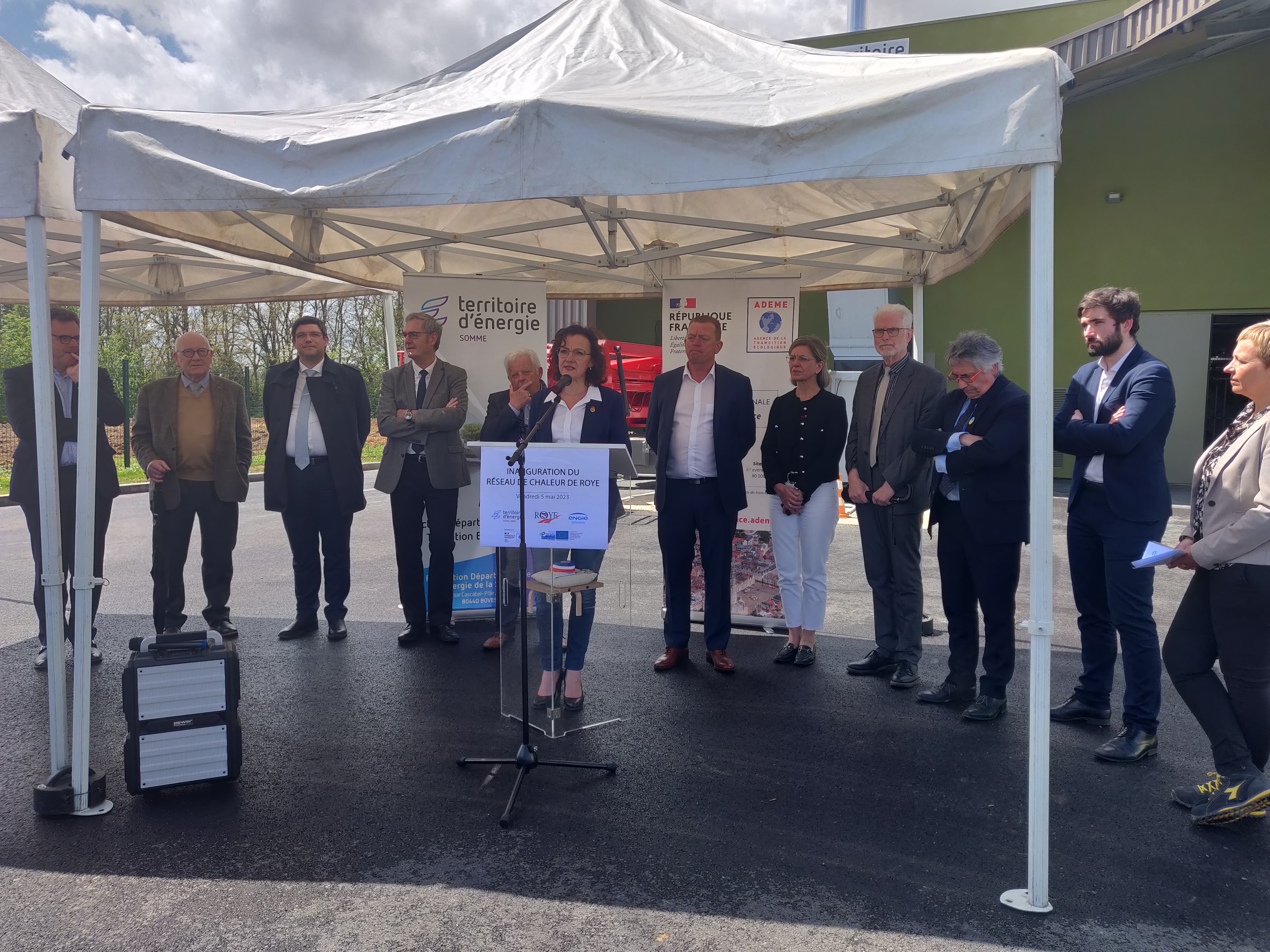 La ville de Roye a inauguré son réseau de chaleur