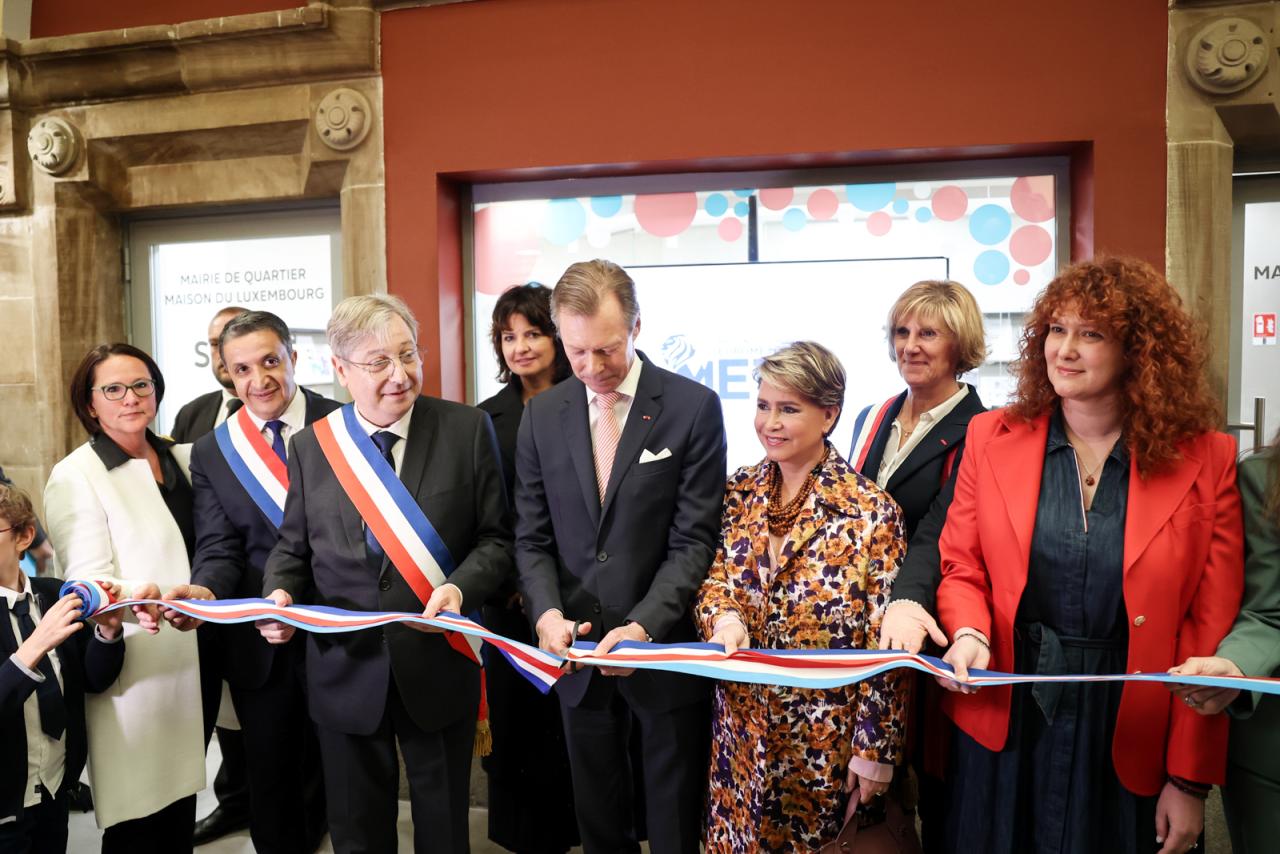Le Grand-Duc Henri et son épouse inaugurent la Maison du Luxembourg à Metz