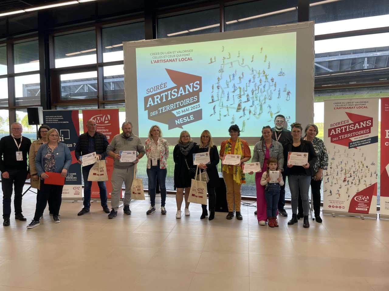 Nesle : la Chambre de métiers et de l’artisanat des Hauts-de-France honore ses artisans