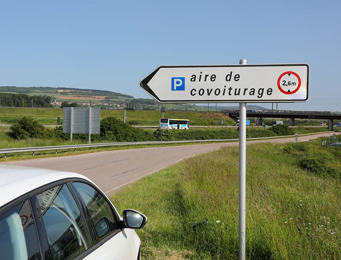  Aire de covoiturage nouvelle génération à Lesménils