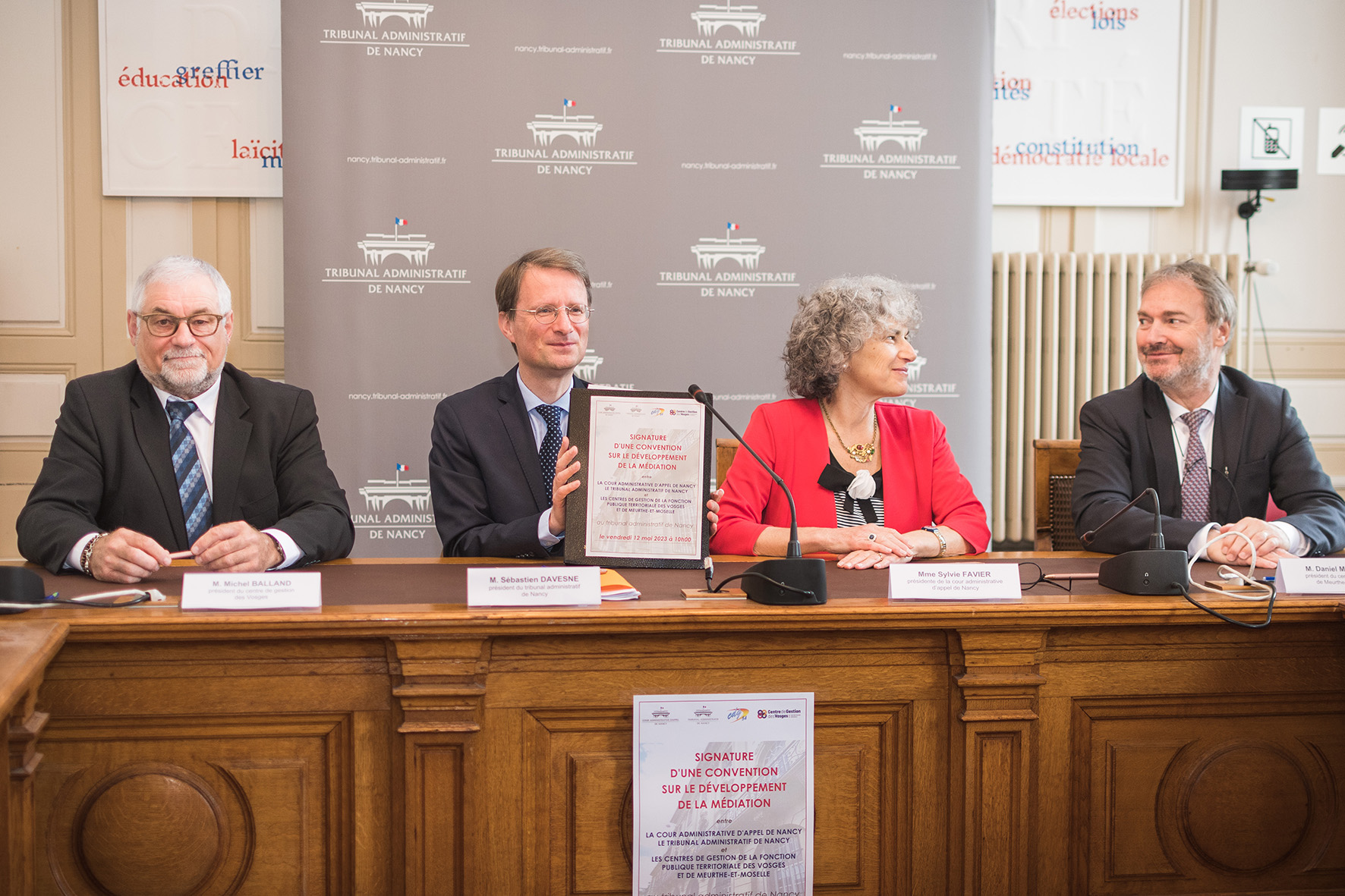 Convention de médiation signée