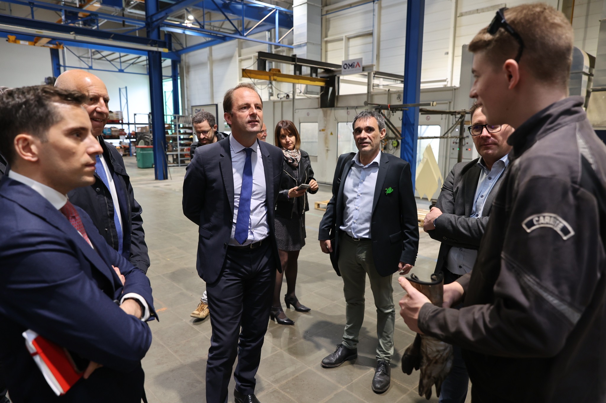 Thibaut Guilluy en visite dans le toulois