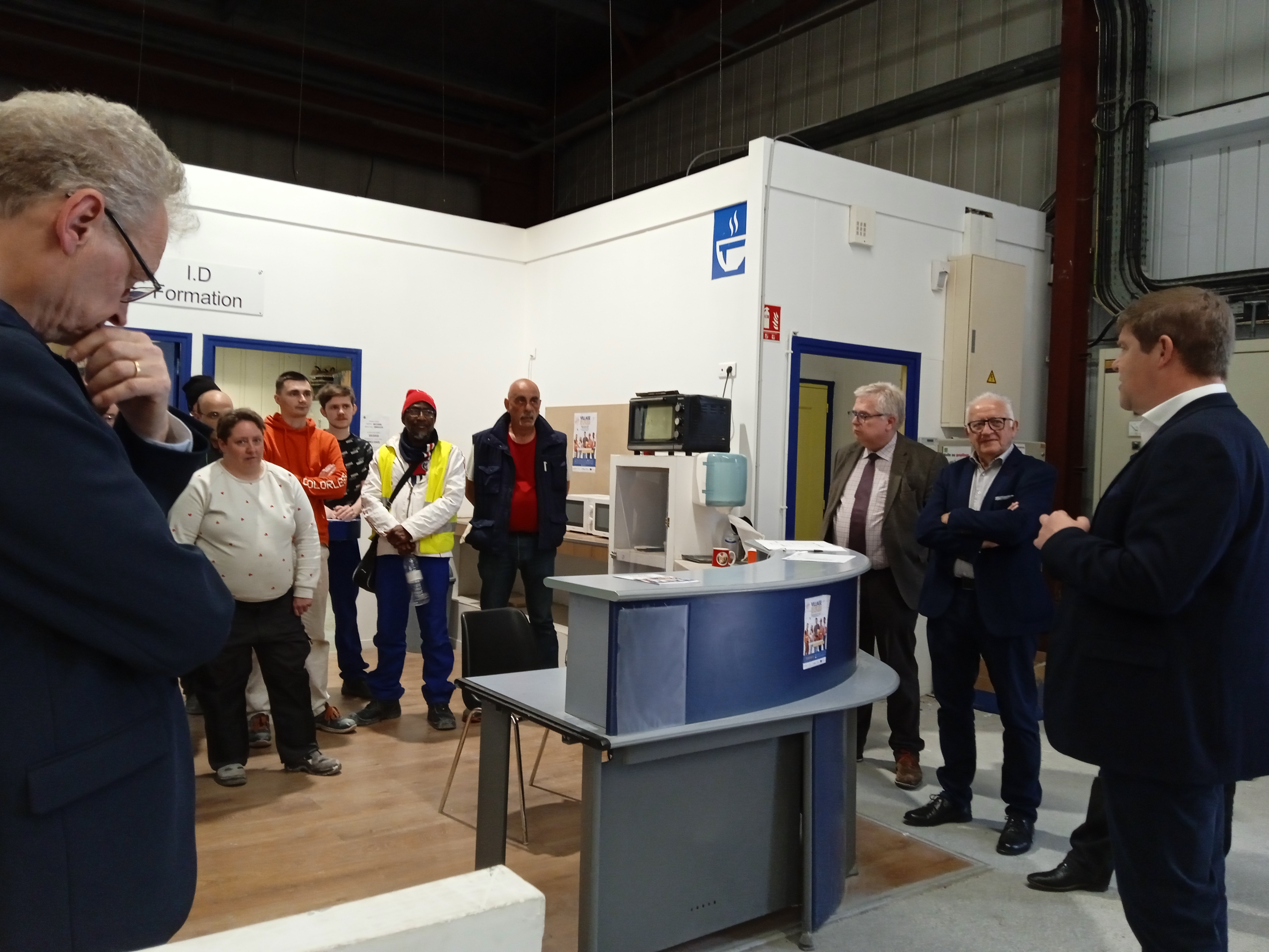 Laurent Rigaud, vice-président de la Région Hauts-de-France en déplacement dans le Saint-Quentinois 