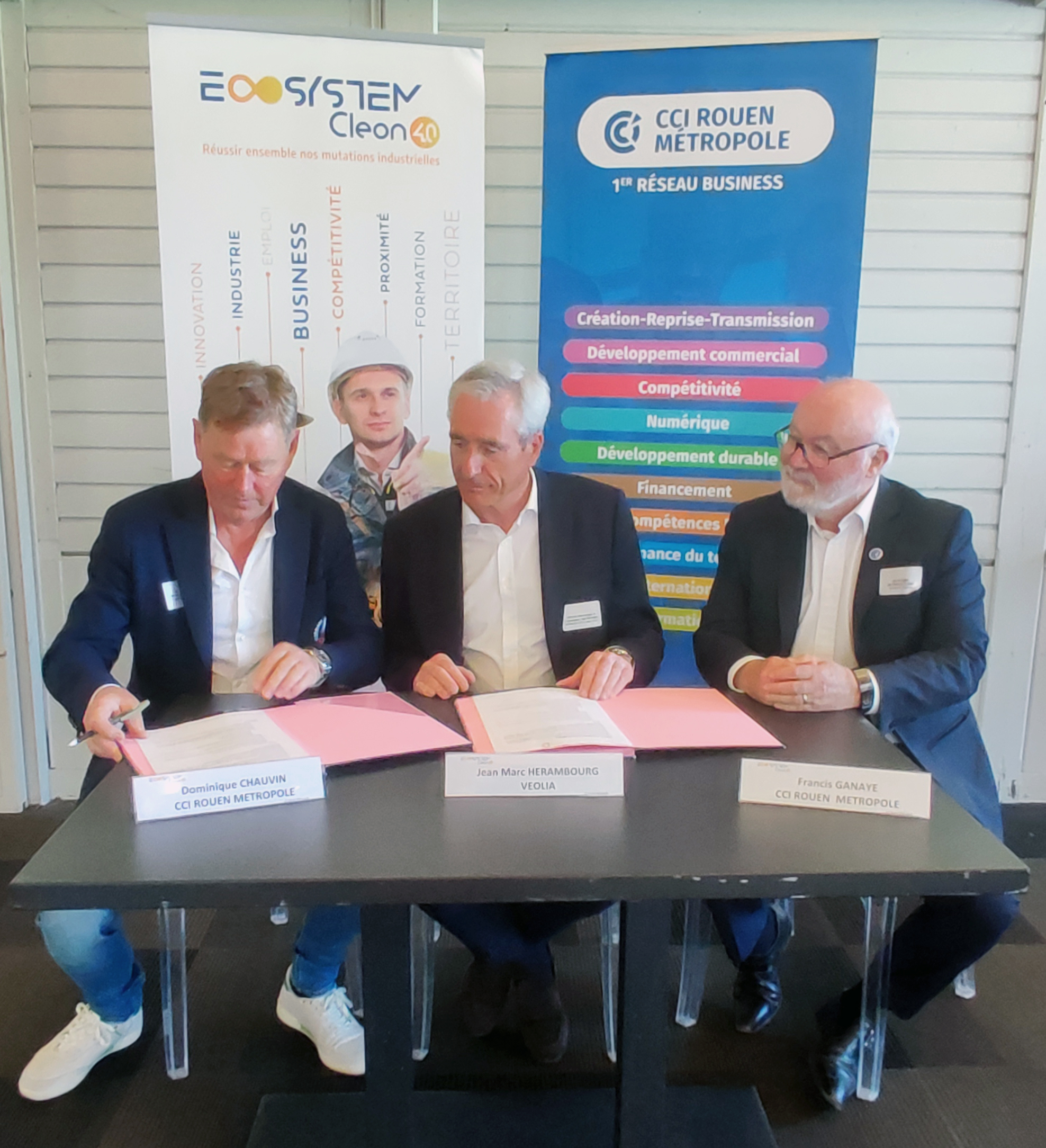 Veolia rejoint l'Ecosystem Cléon 4.0