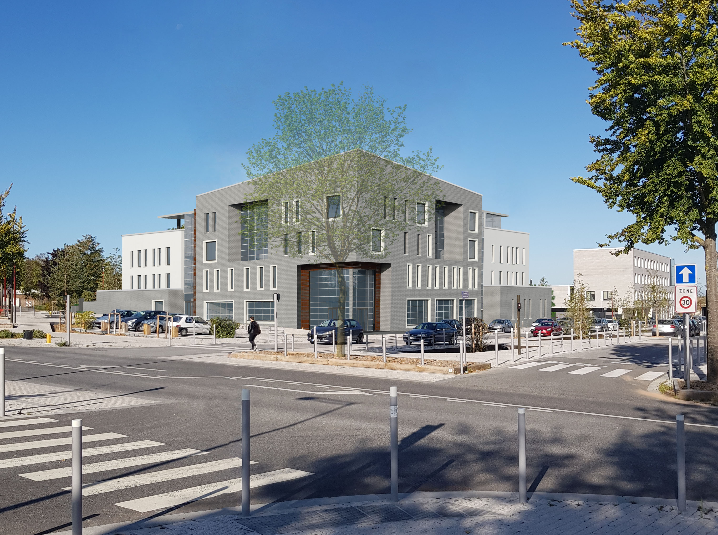 Amiens : les nouveaux bureaux de Novalys livrés Zac Intercampus