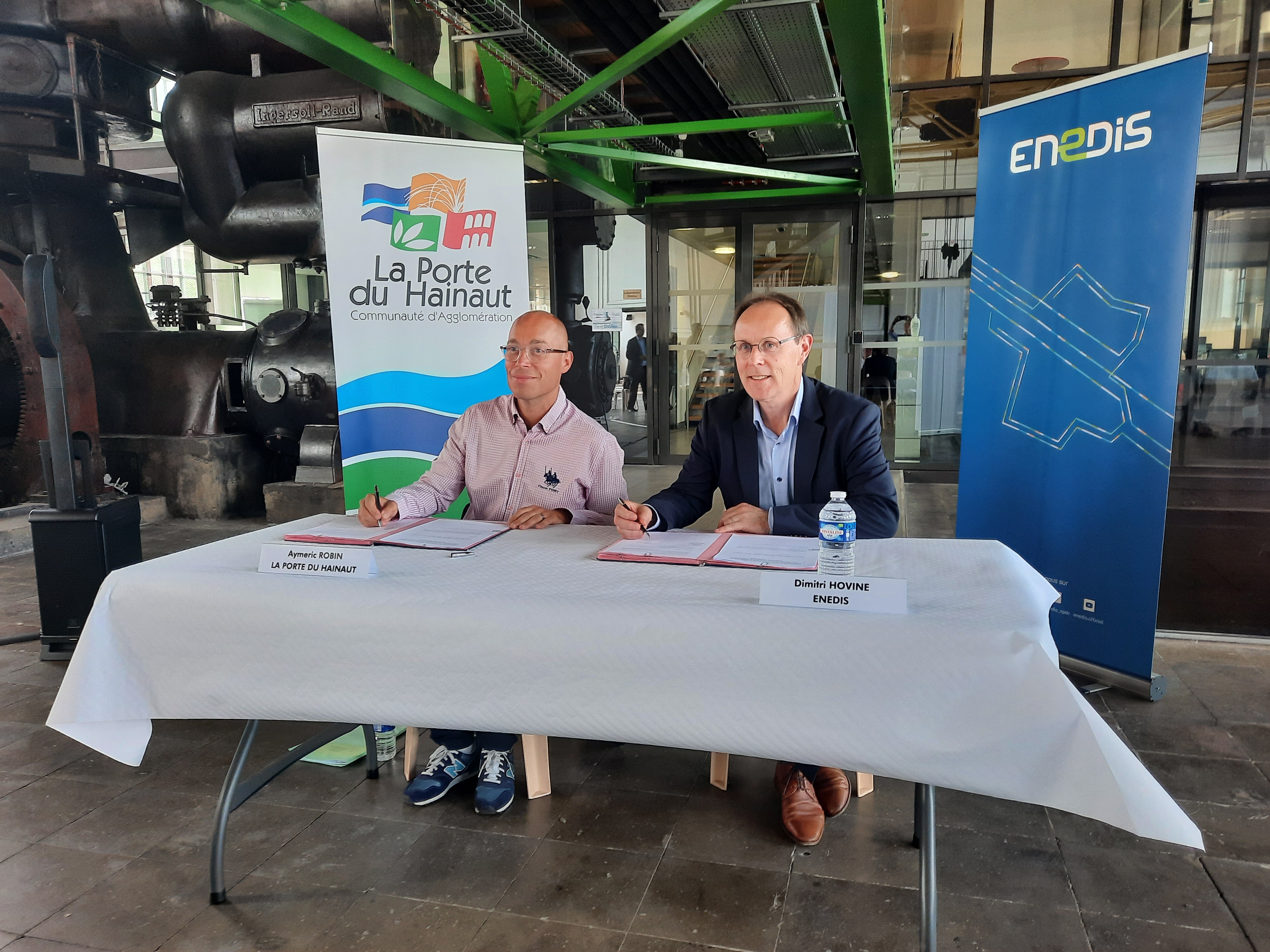 Enedis s’engage à collaborer avec la Porte du Hainaut