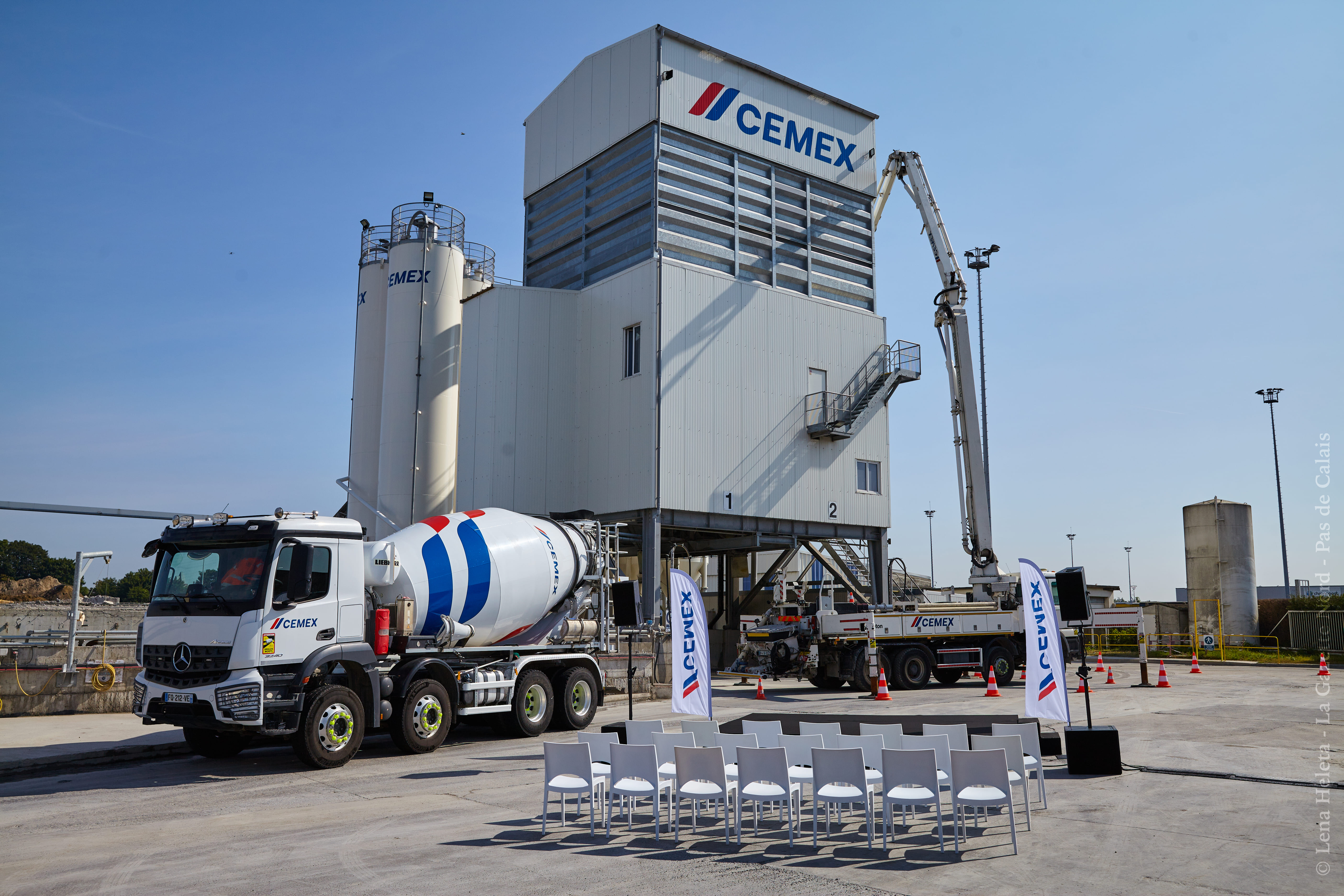 Cemex inaugure une nouvelle unité de production de béton