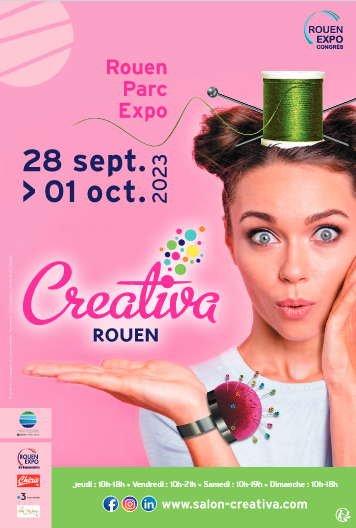 Le Salon Créativa Rouen est de retour pour sa 21ème édition 