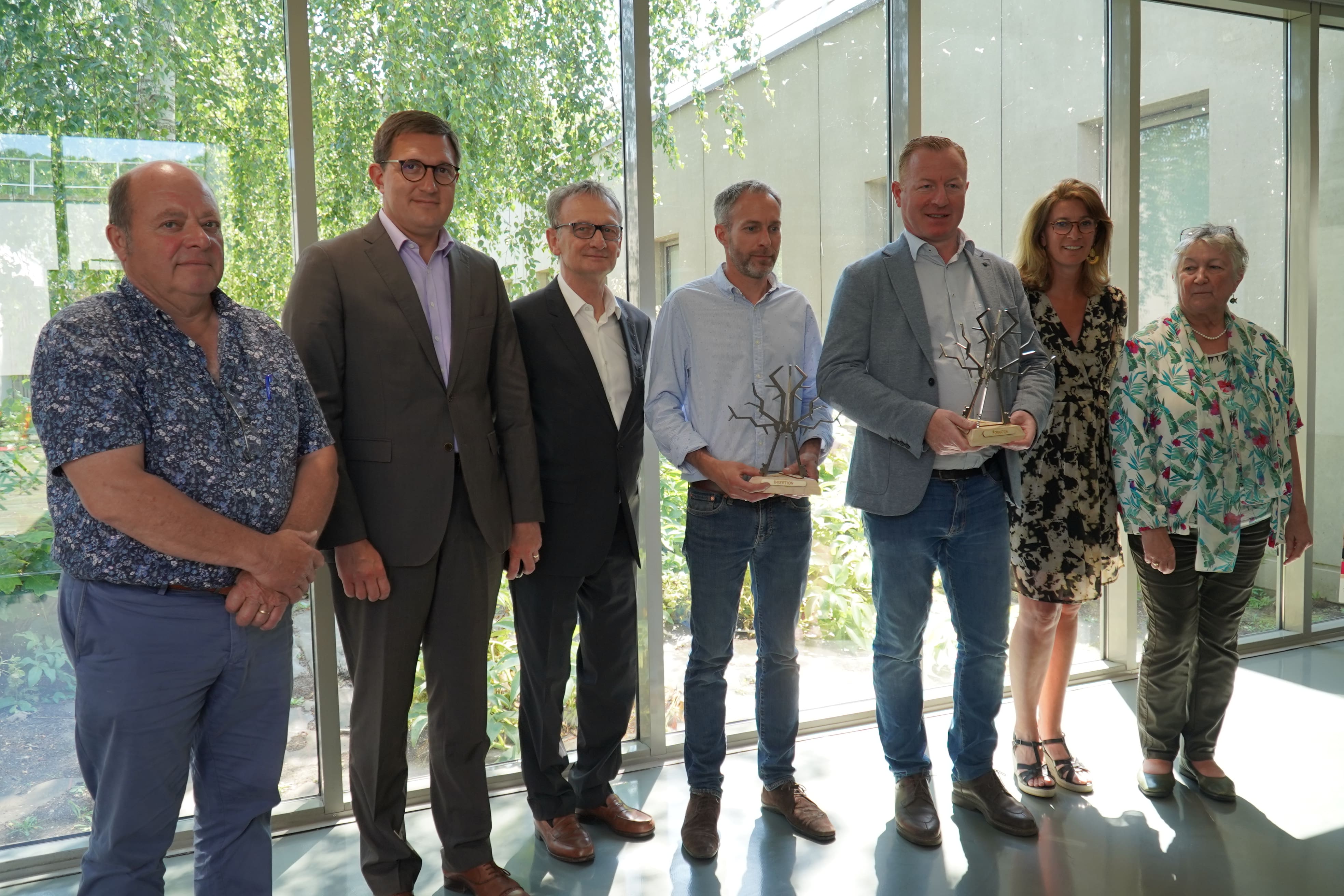 Deux entreprises lauréates lors des trophées de l’insertion 2022