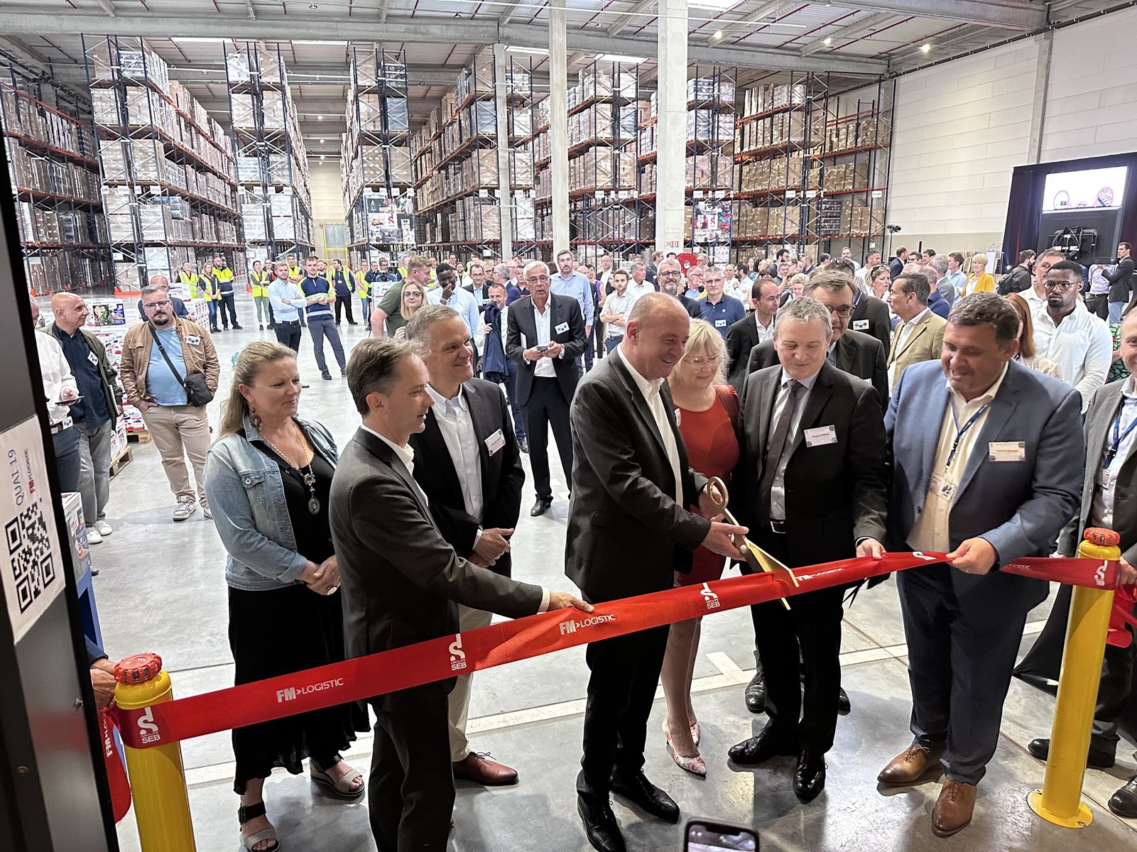 Le Groupe Seb inaugure sa nouvelle plateforme logistique