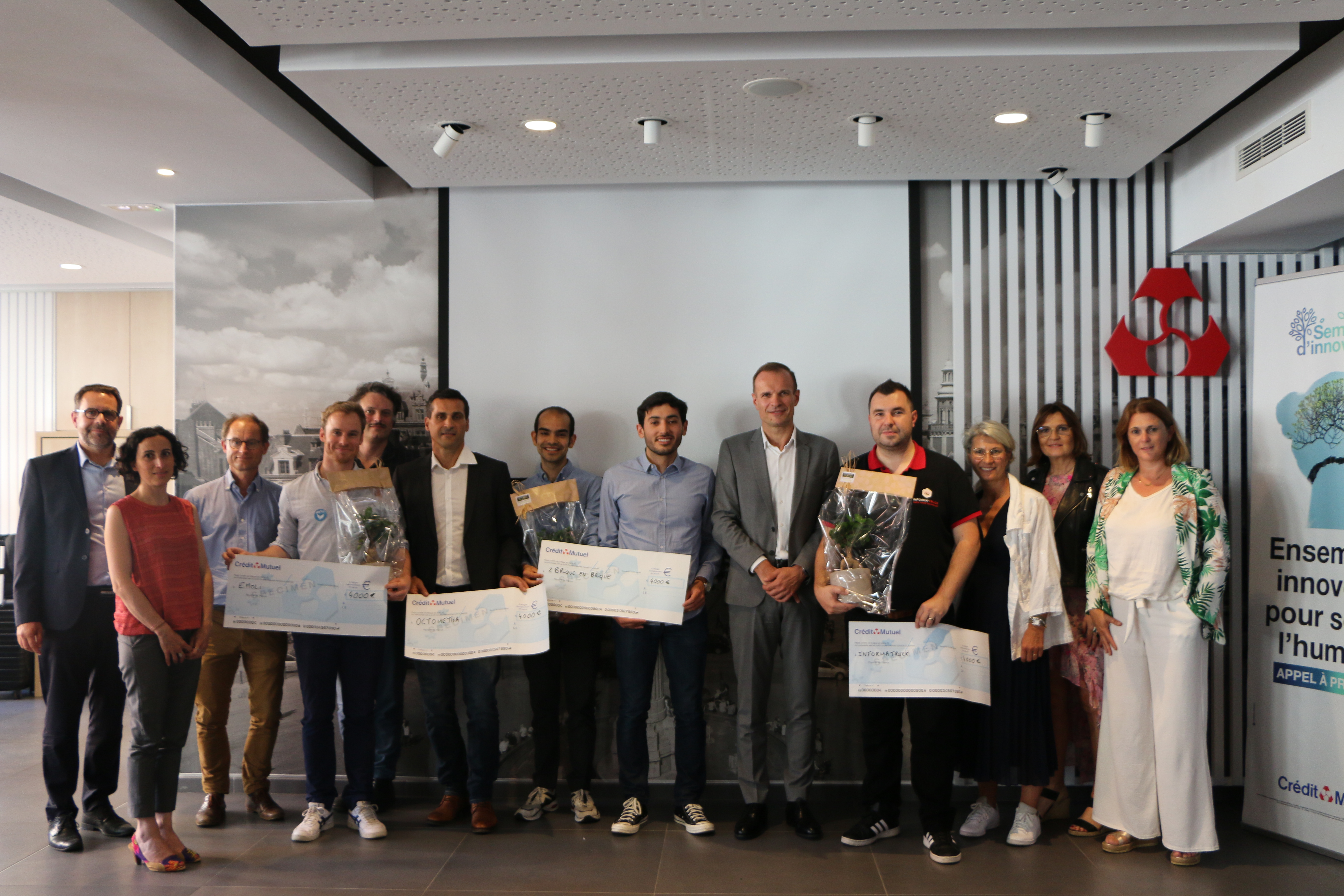 Oise : deux projets innovants récompensés par le Crédit Mutuel Nord Europe 