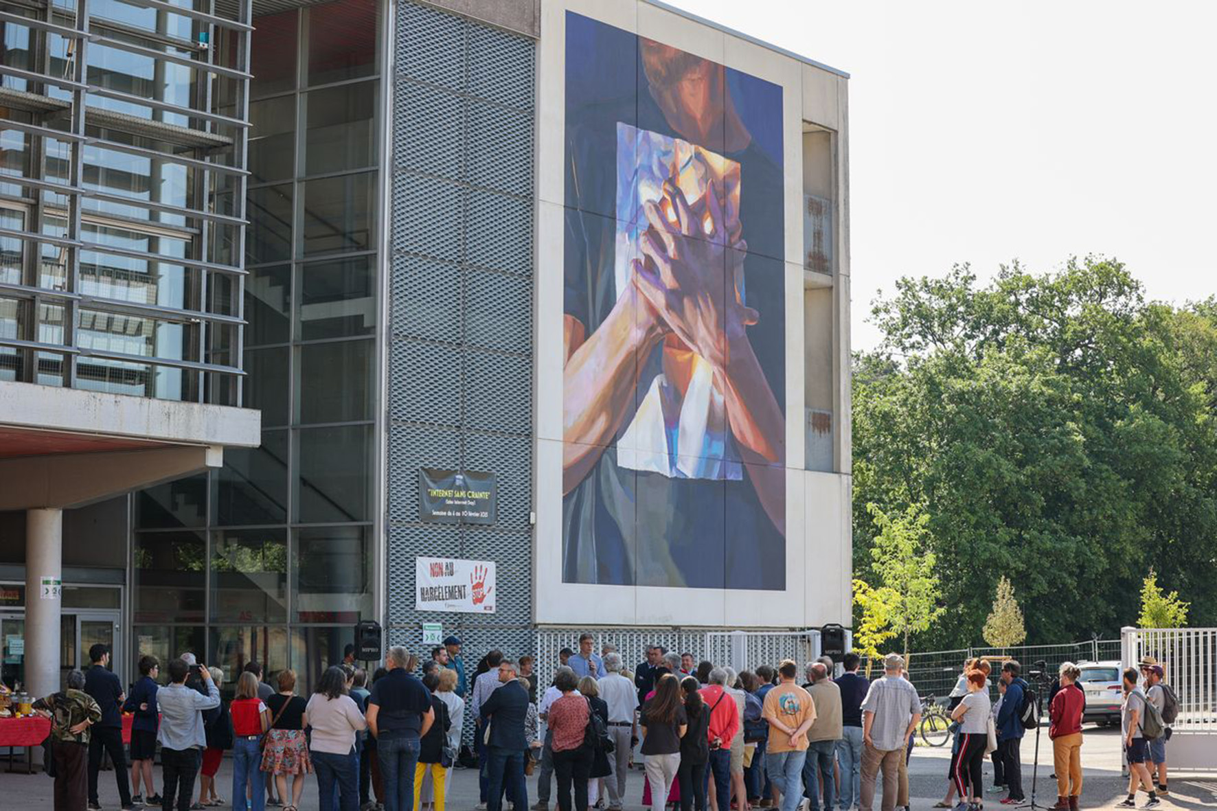 Nouvelle fresque à la Cité scolaire Chopin de Nancy 