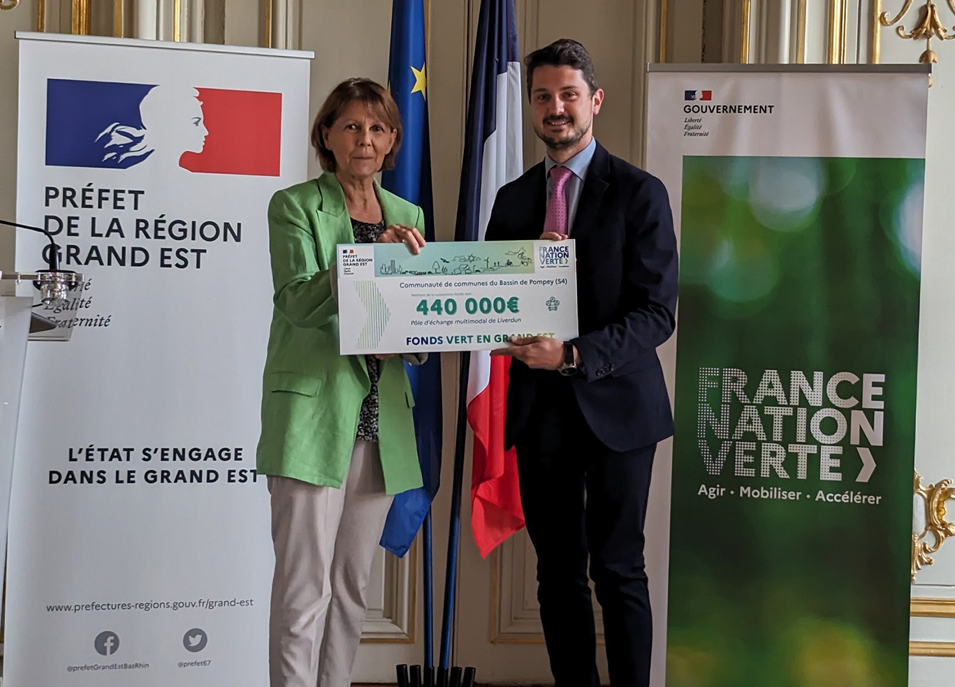 Le Bassin de Pompey bénéficiaire du Fonds Vert