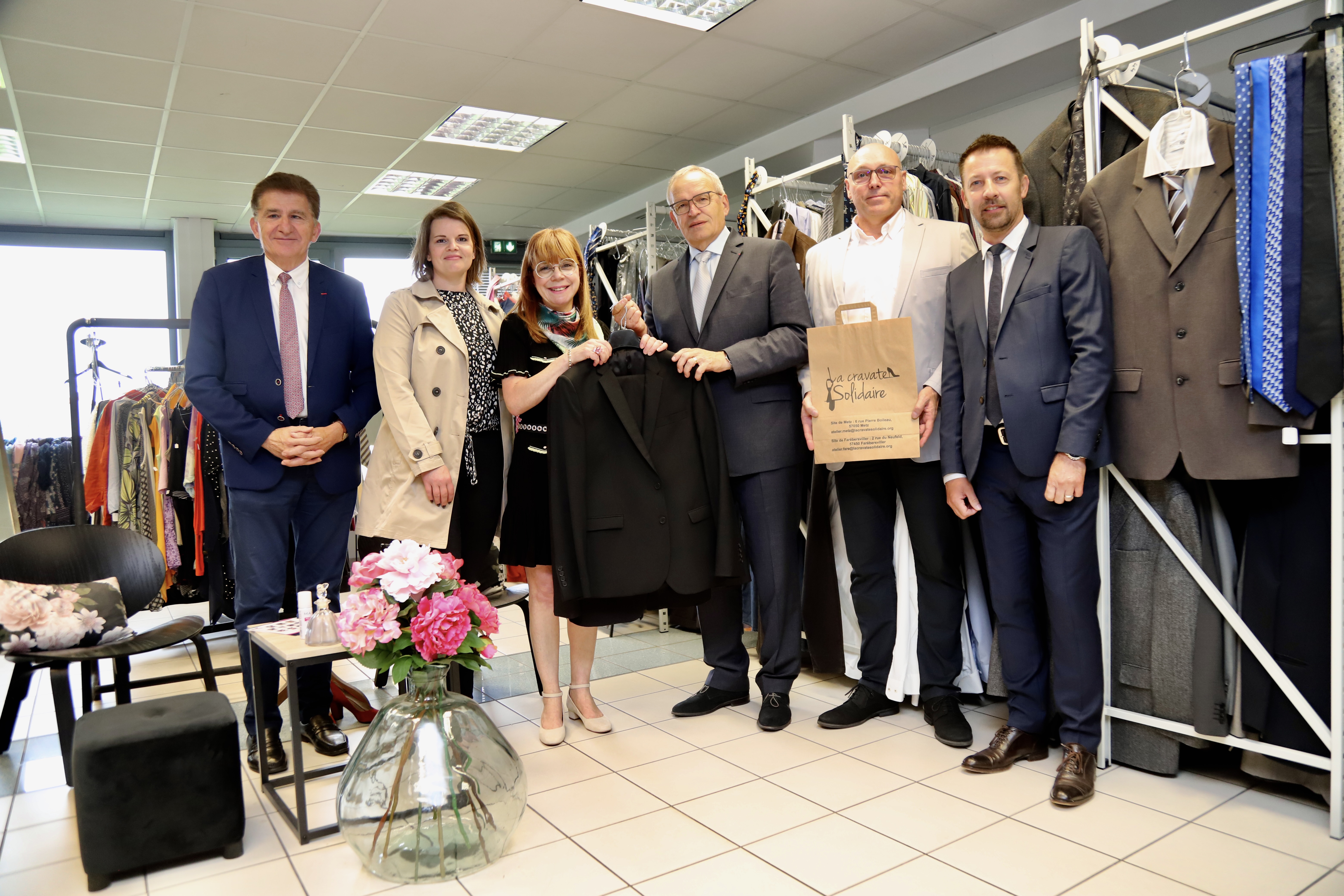 Patrick Weiten en visite au canton de Freyming-Merlebach