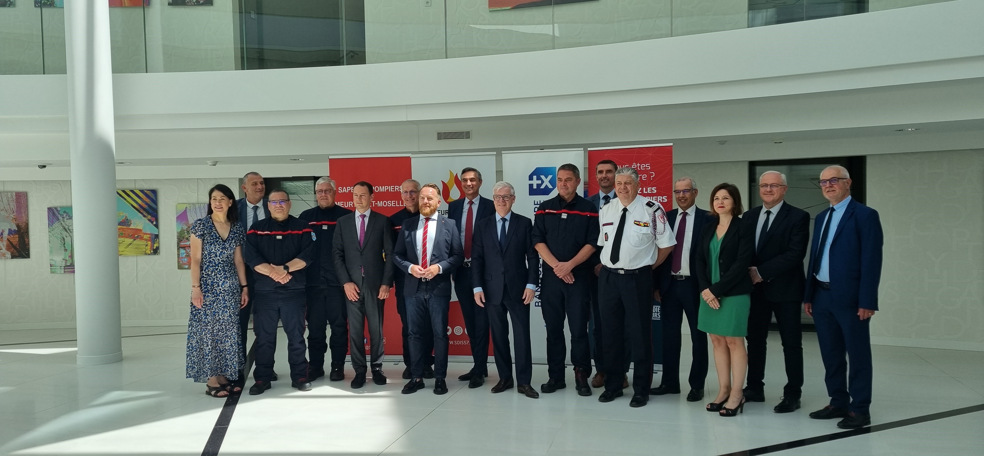 À Metz, la BPALC acte une convention avec le SDIS 57 pour soutenir le volontariat chez les sapeurs-pompiers