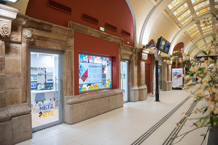 Nouveaux locaux pour la mairie de quartier en gare de Metz
