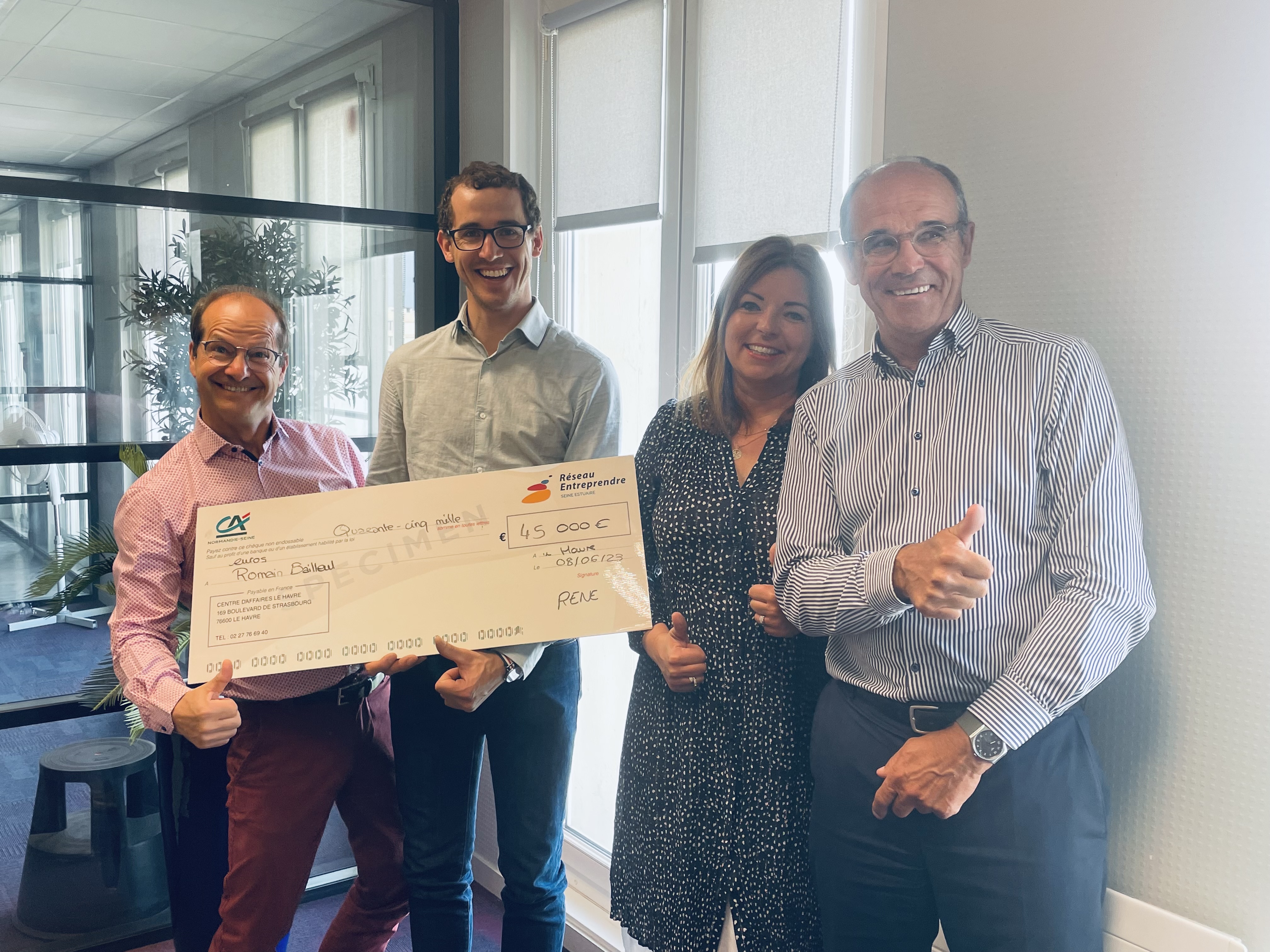 Réseau Entreprendre Normandie Estuaire : Romain Bailleul, nouveau lauréat du programme Booster 2023