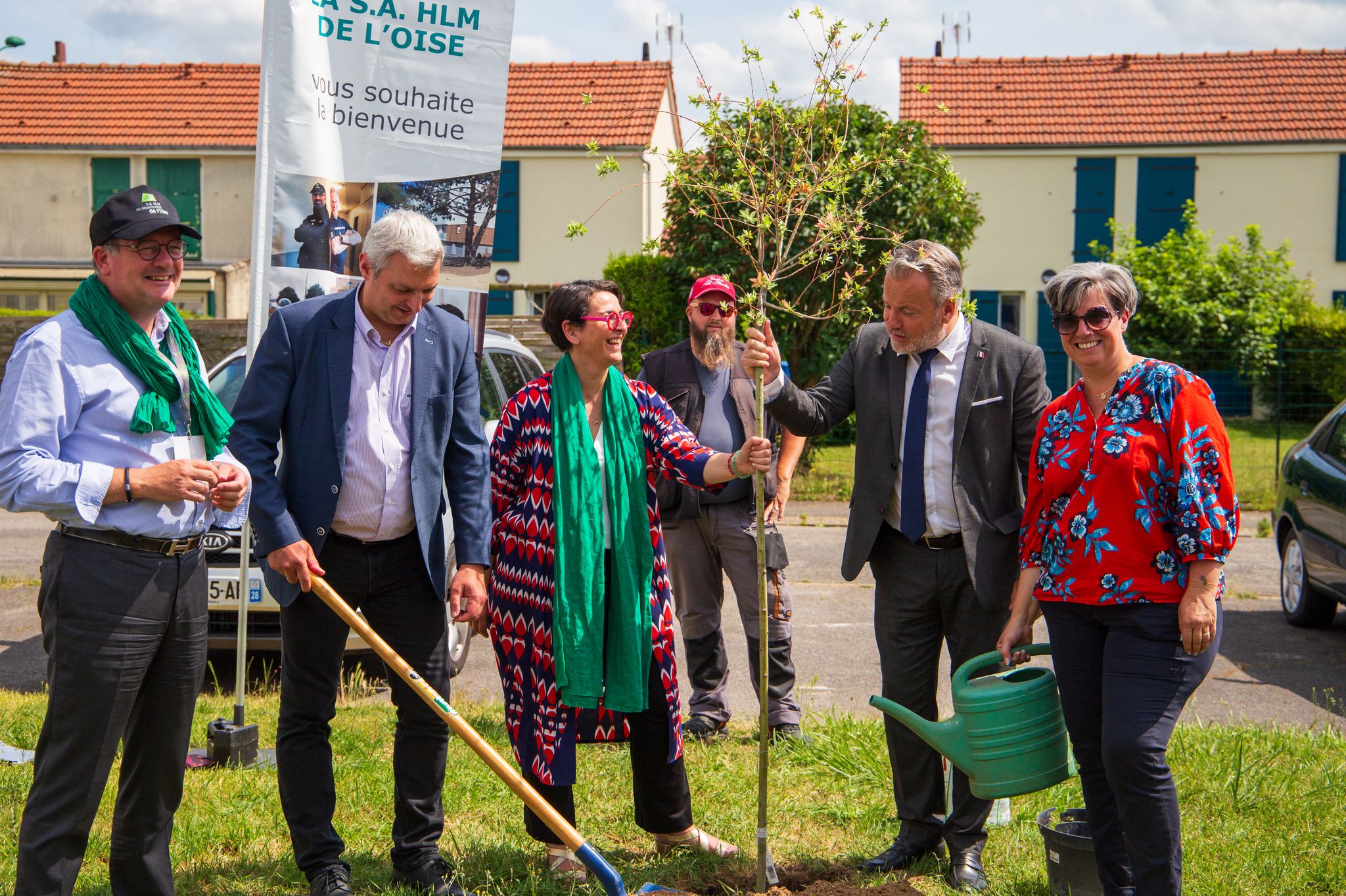 La S.A. HLM de l’Oise inaugure 48 pavillons à Crèvecœur-le-Grand 