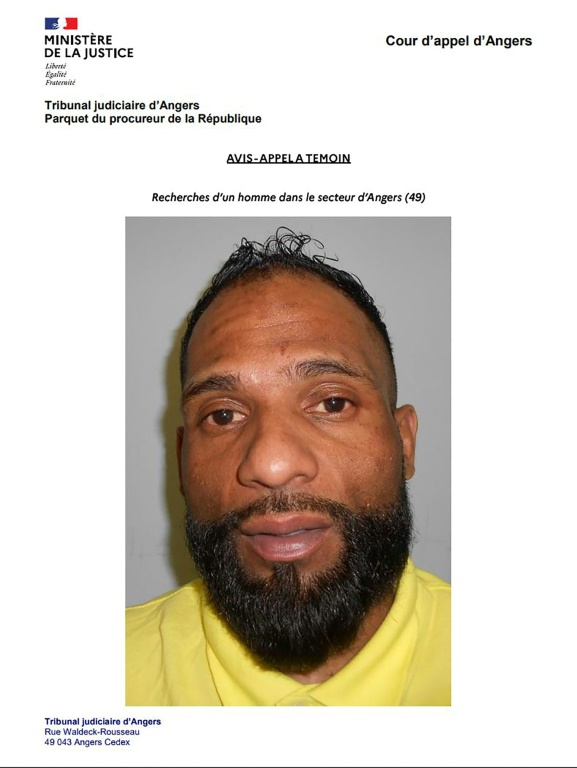 Un fugitif suspecté d'un double meurtre activement recherché près d'Angers