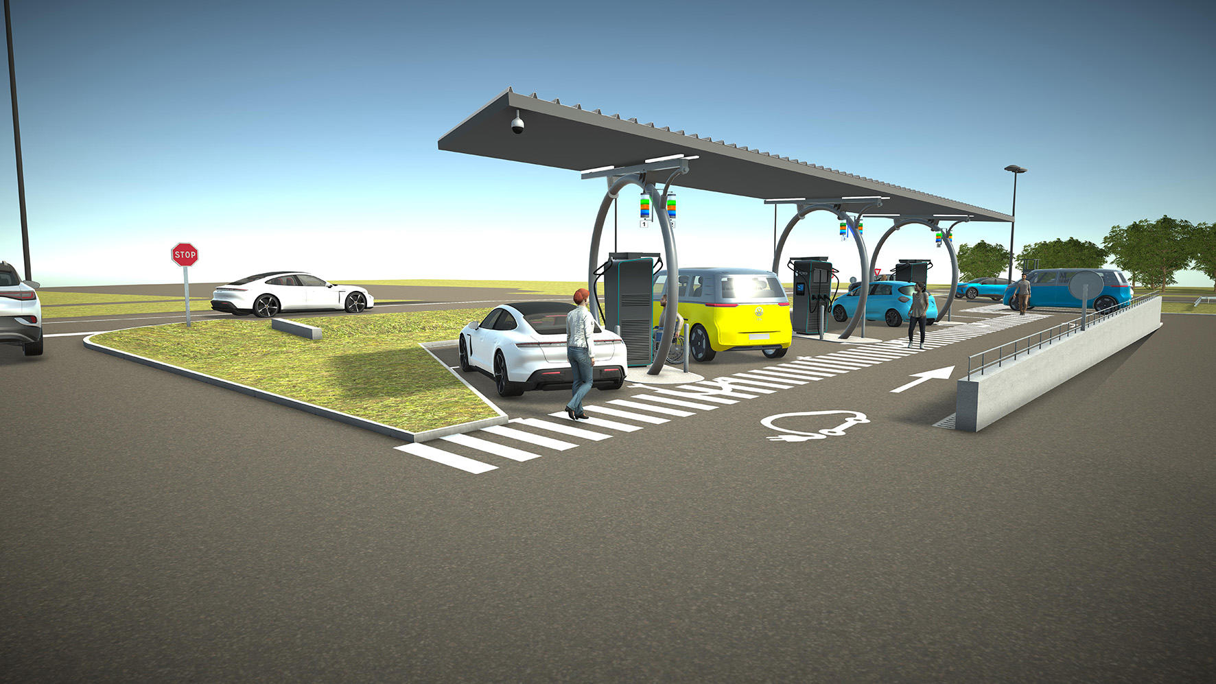 Première station Electrify France à Tomblaine