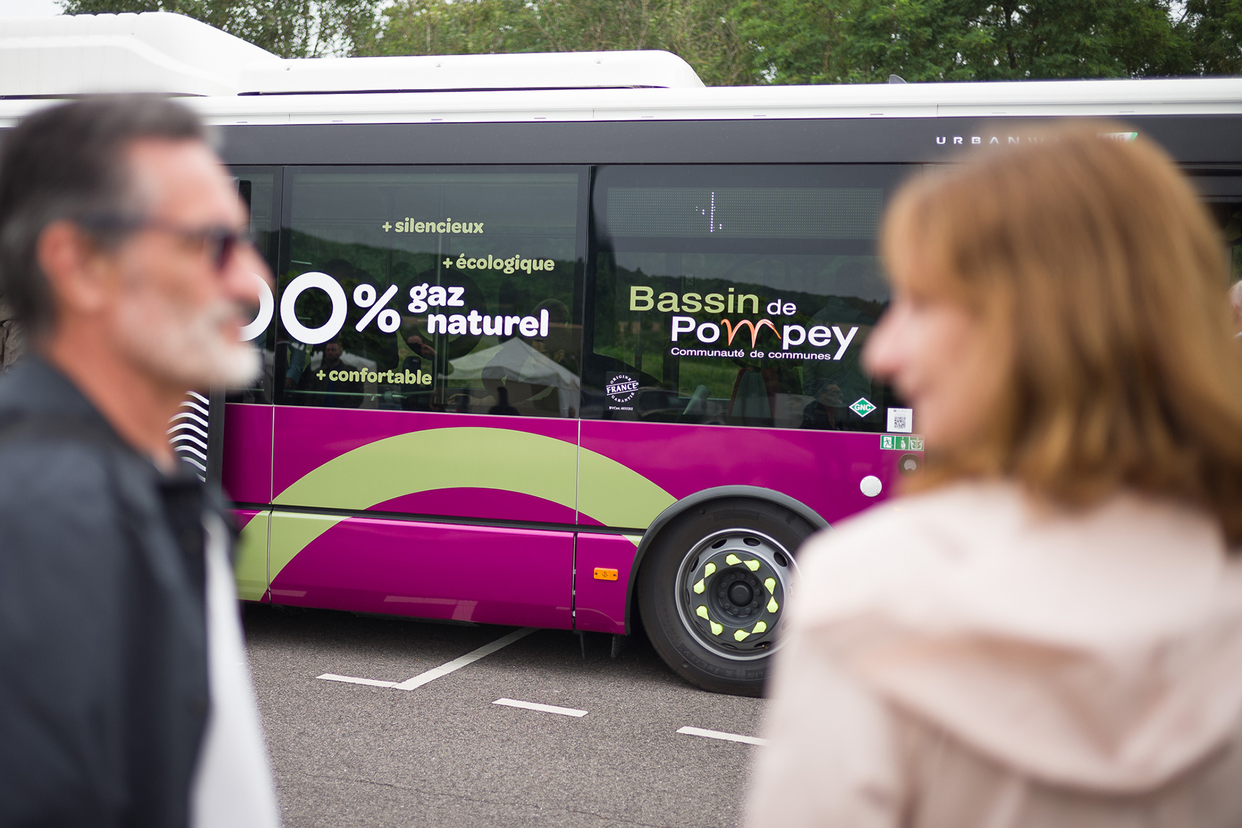 Des bus 100 % gaz naturel dans le Bassin de Pompey
