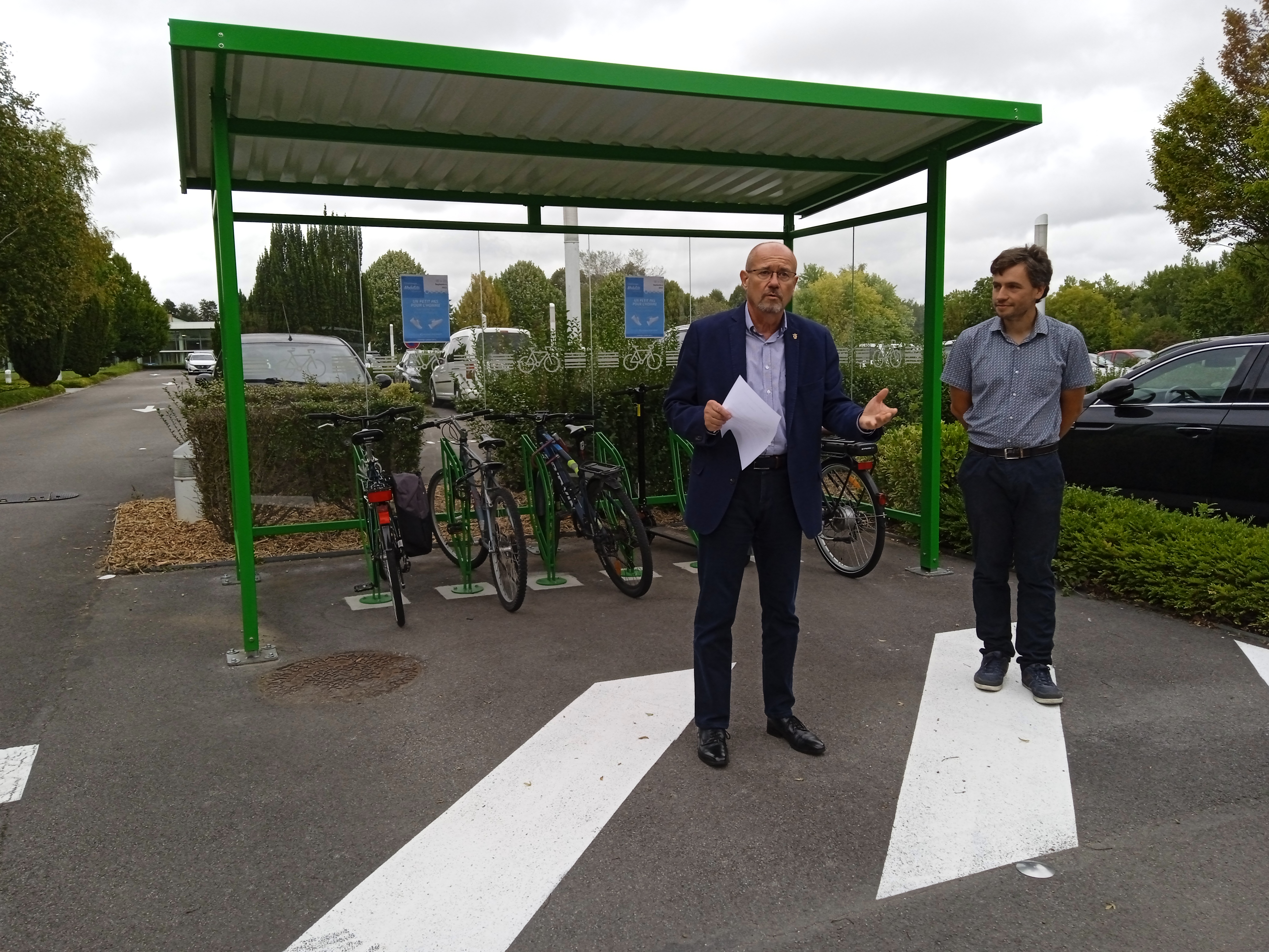 Abri sécurisé pour vélos à Saint-Quentin : la CCI de l’Aisne veut donner l’exemple 