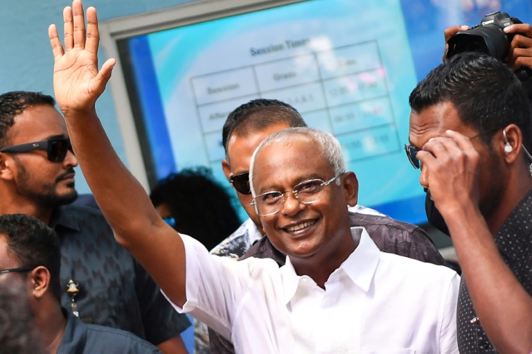 Maldives: Solih, président sortant battu