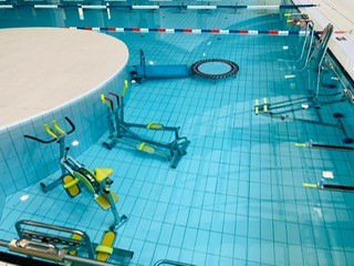 Patrick Weiten en visite à la piscine Jean-Éric Bousch