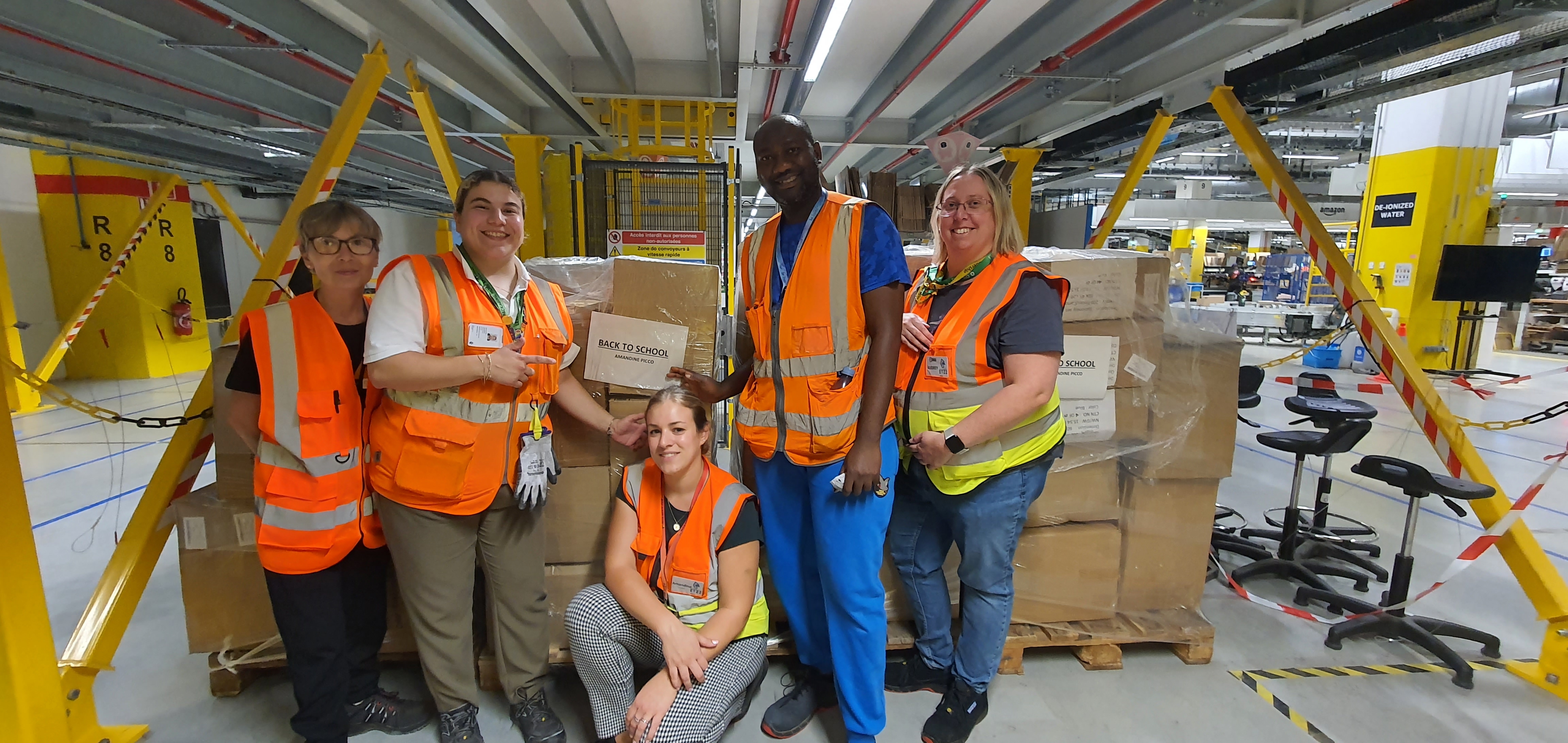 Amazon Augny en soutien au Secours Populaire de Moselle