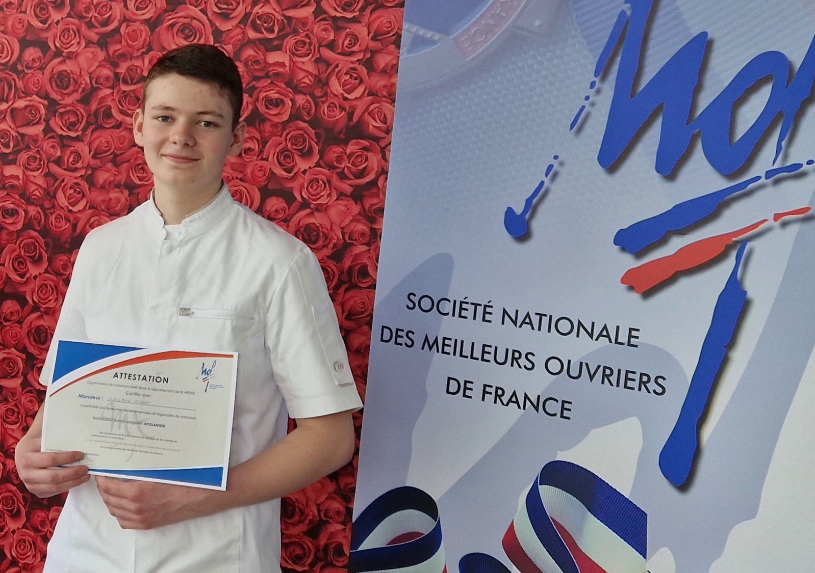 Hugo Lesage en finale du MAF boulangerie 2023