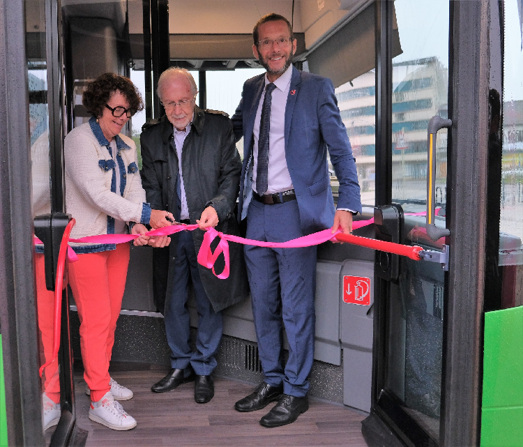 Inauguration des nouveaux bus du réseau tub Transdev