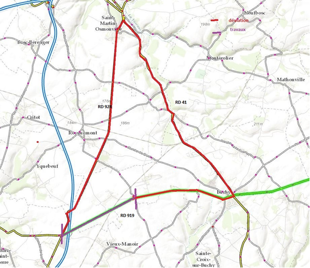 Circulation perturbée : la RD 919 en pleine métamorphose