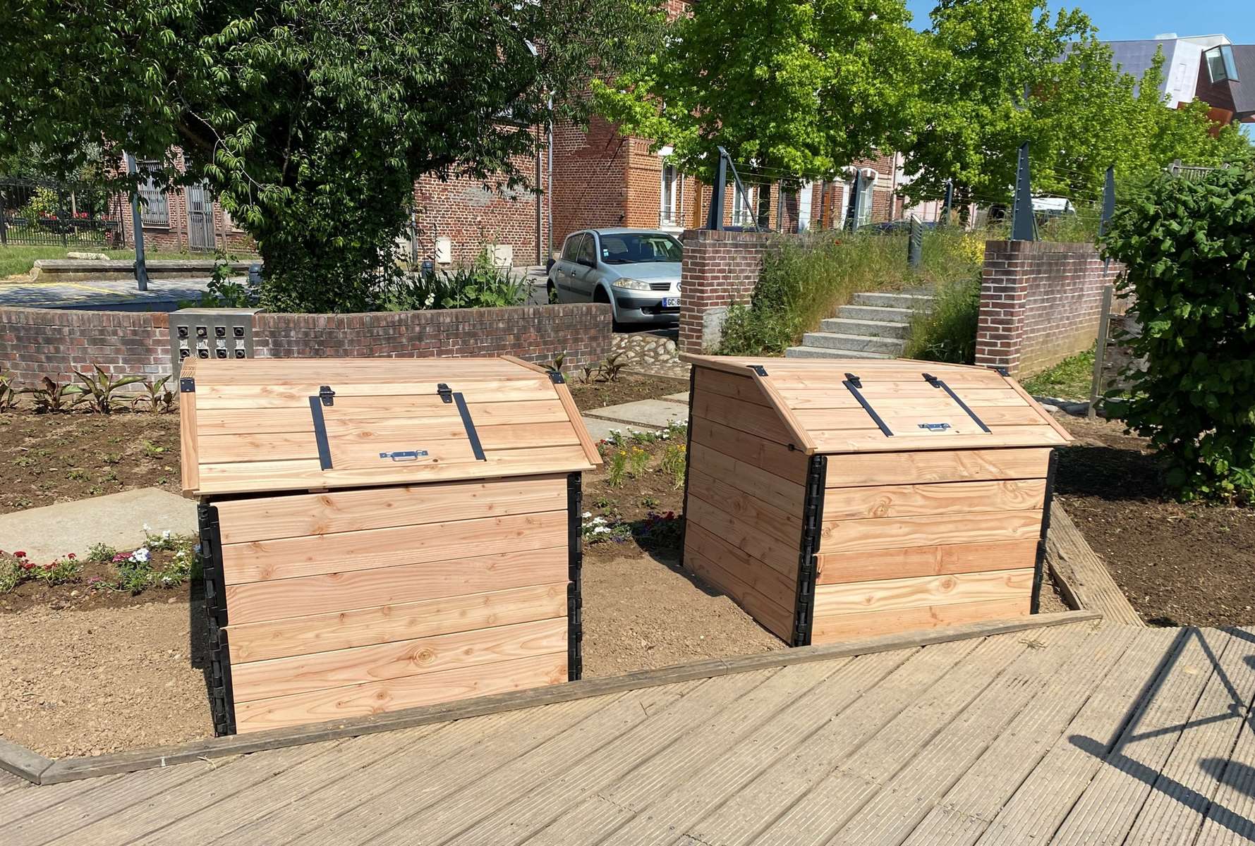 Roye : des composteurs partagés pour diminuer les déchets ménagers