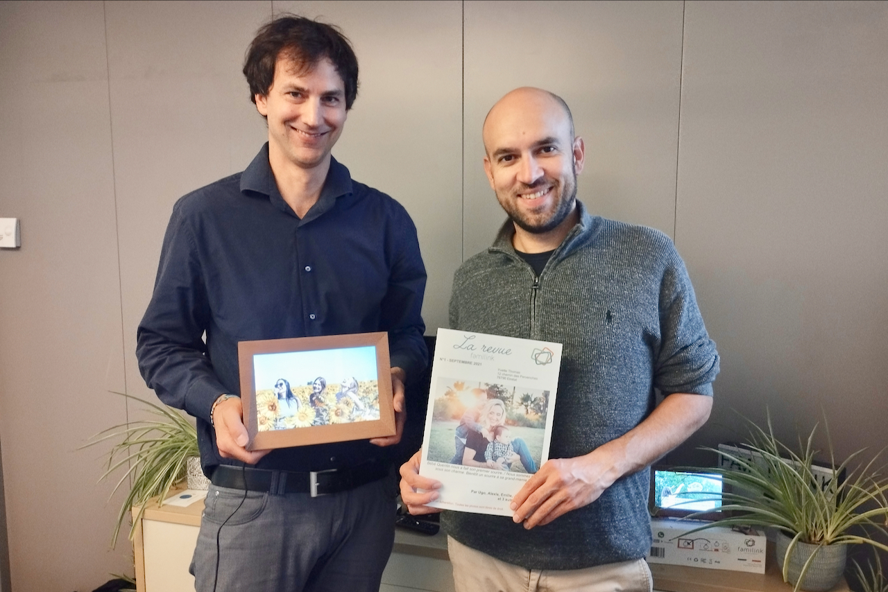 Le cadre connecté Familink accessible à la location